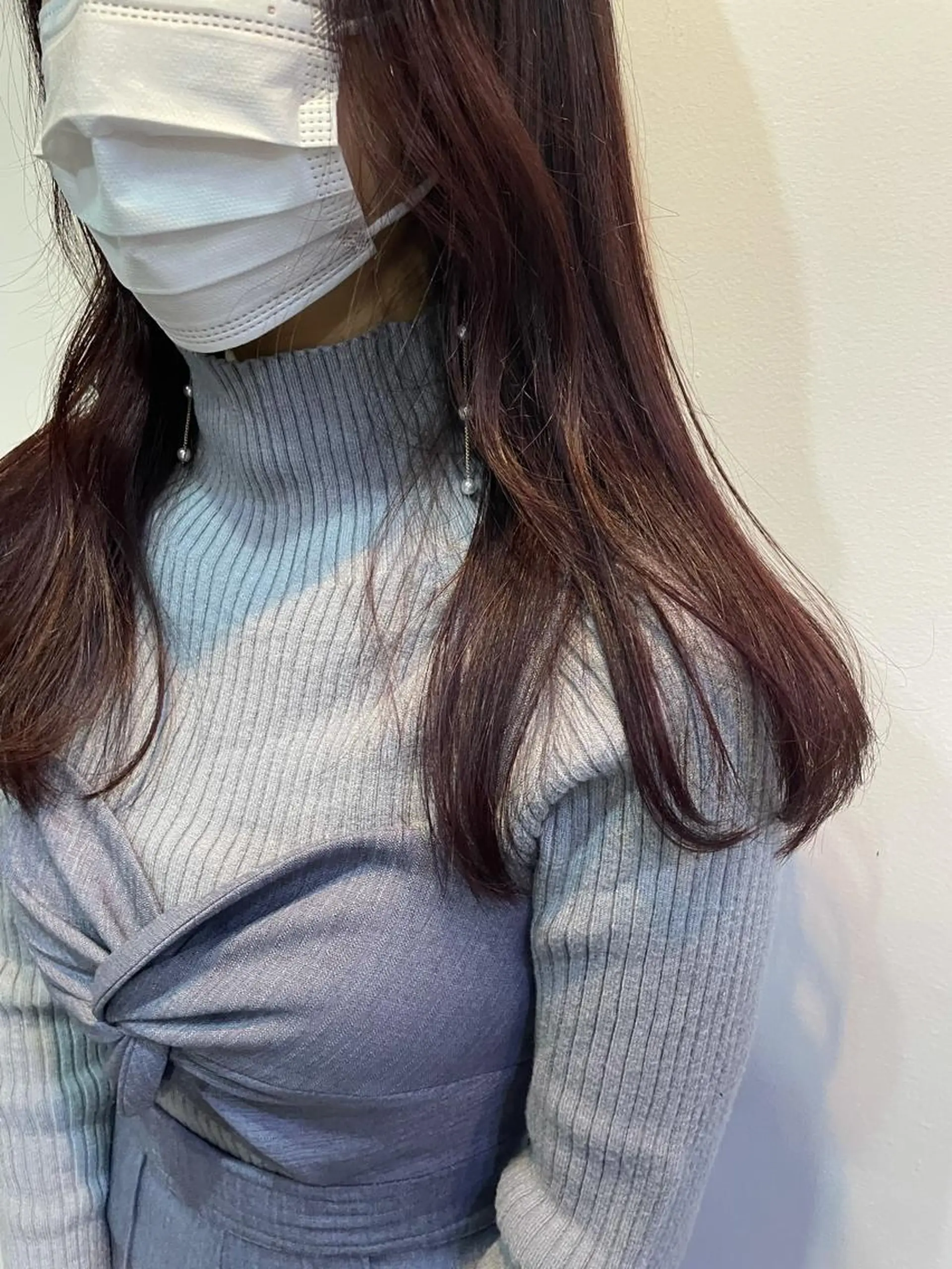 ロング カラー silo所属・silo MOKA 顔周りカット🦦のヘアスタイル