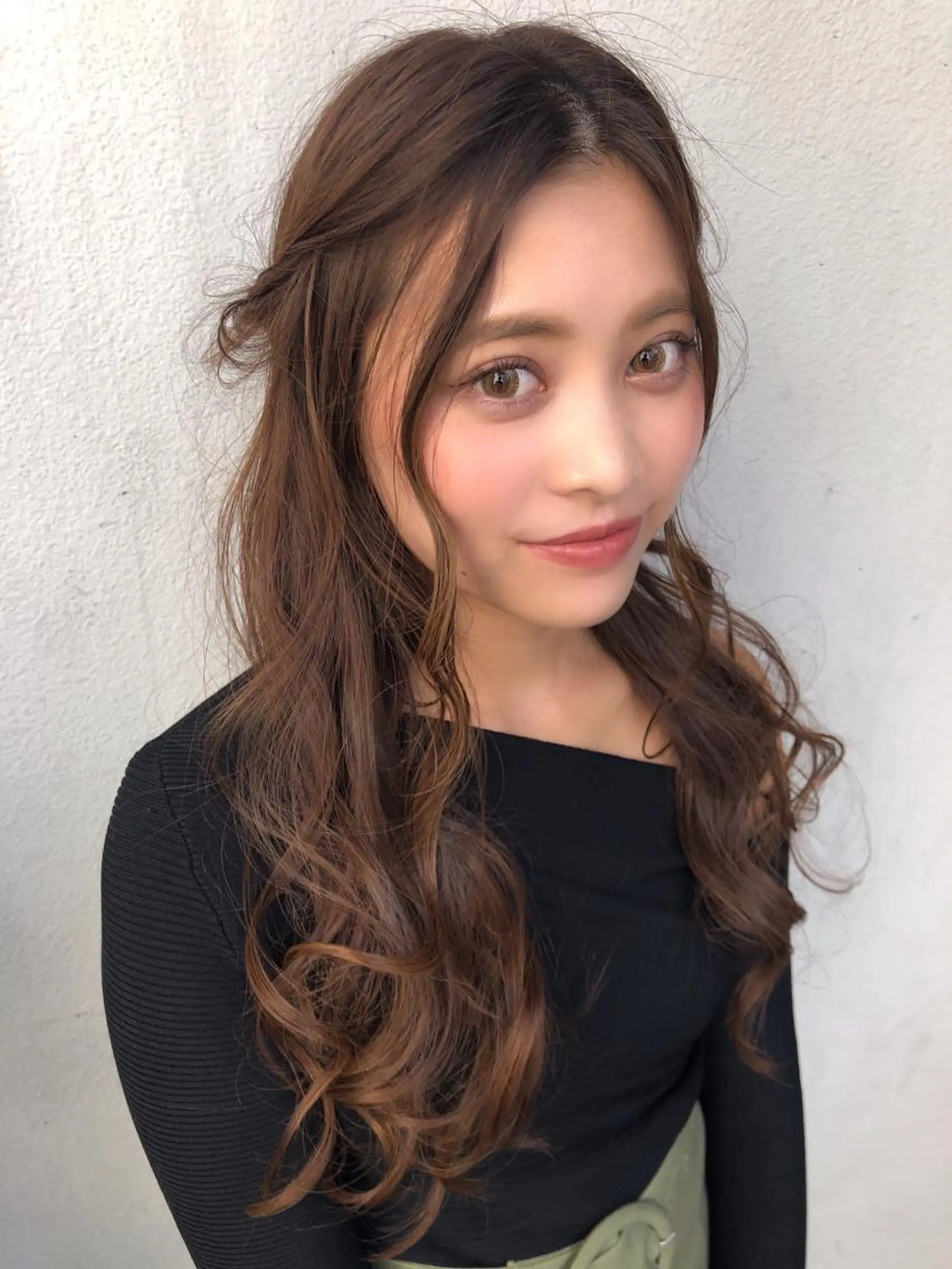 ロング カット ヘアカラー トリートメント 南都 良太のヘアスタイル