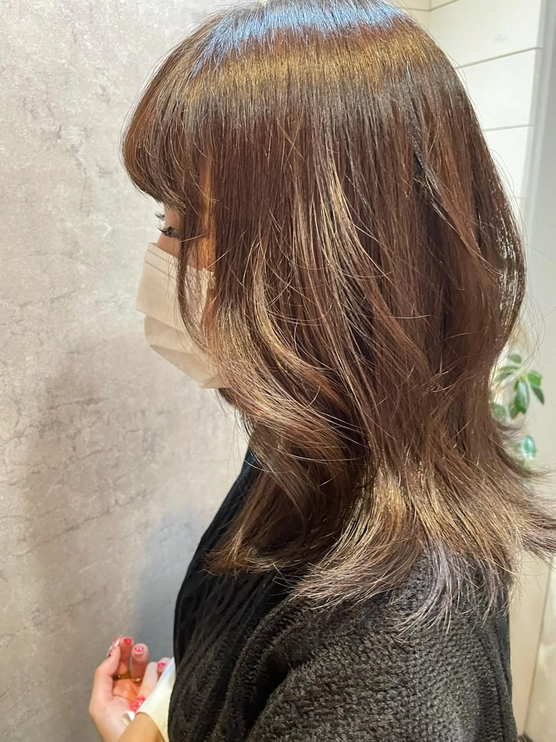 ミディアム カラー いいの ひかりのヘアスタイル