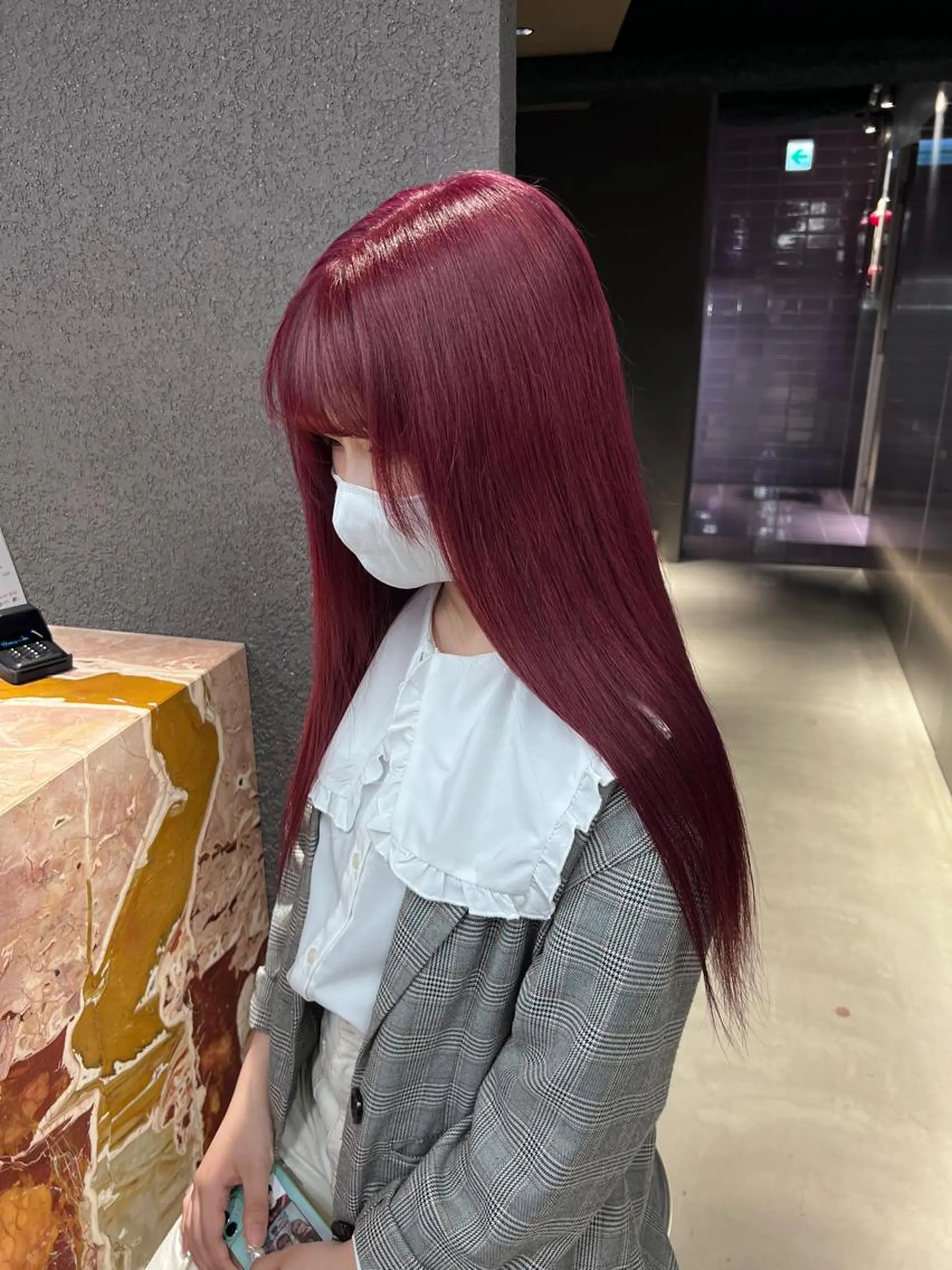 セミロング カラー 紬/enne/ブリー チ/ハイトーンのヘアスタイル