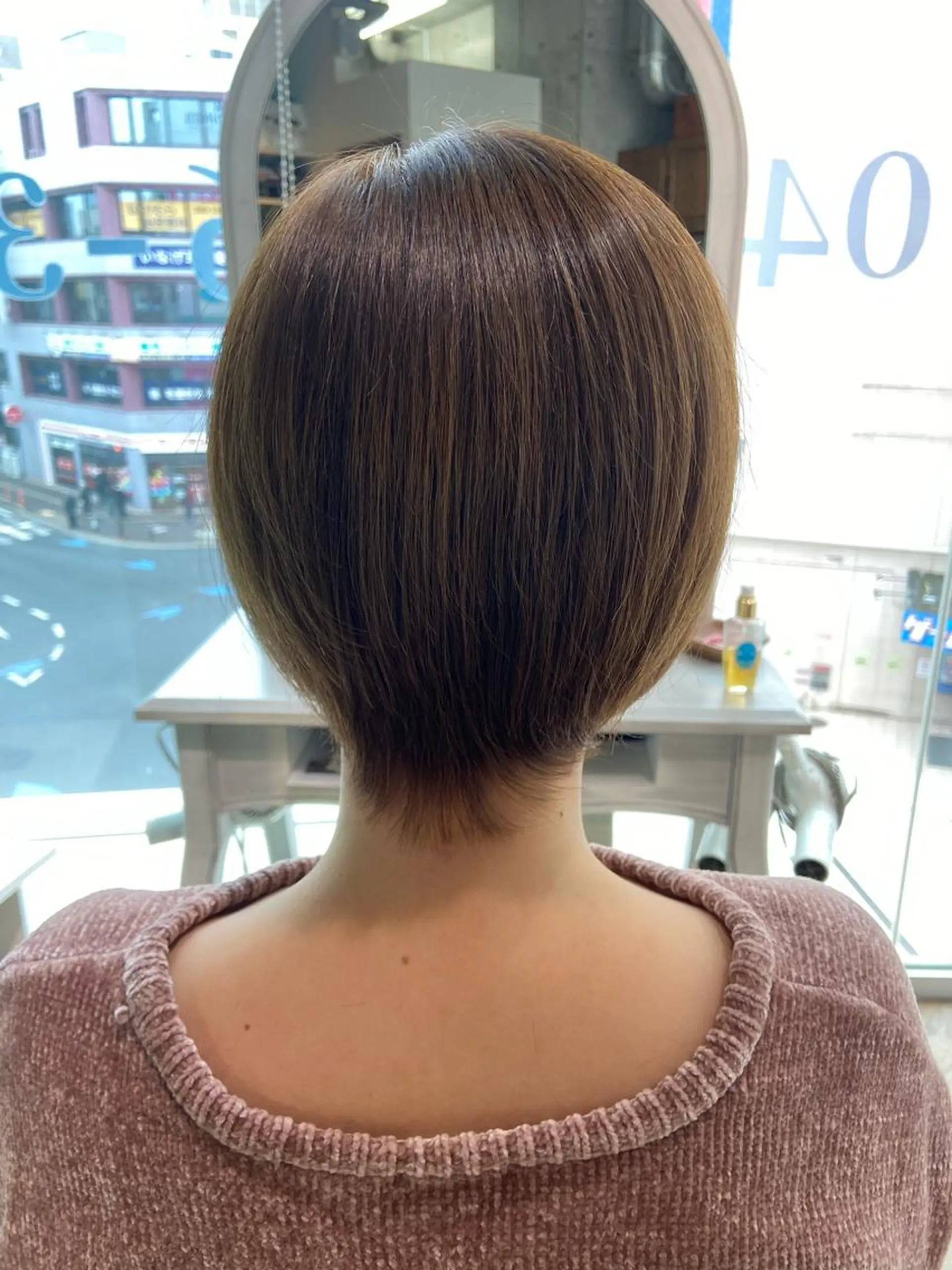 ショート カラー カット ヘアカラー トリートメント 🧸プルエクステ❤︎ ネイルKAO🧸のヘアスタイル