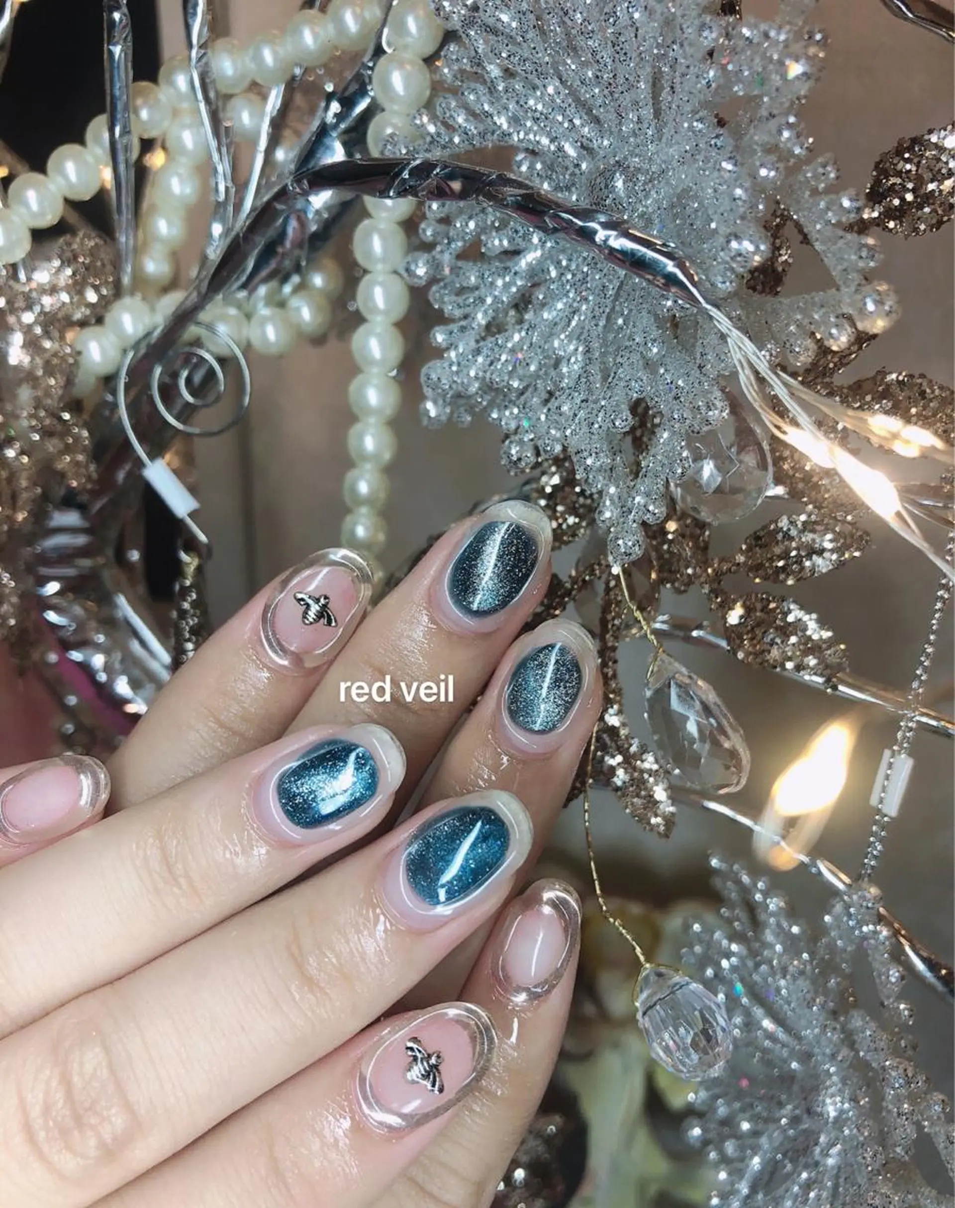 ミディアム ネイル 長さ出し専門 nynaのネイルデザイン