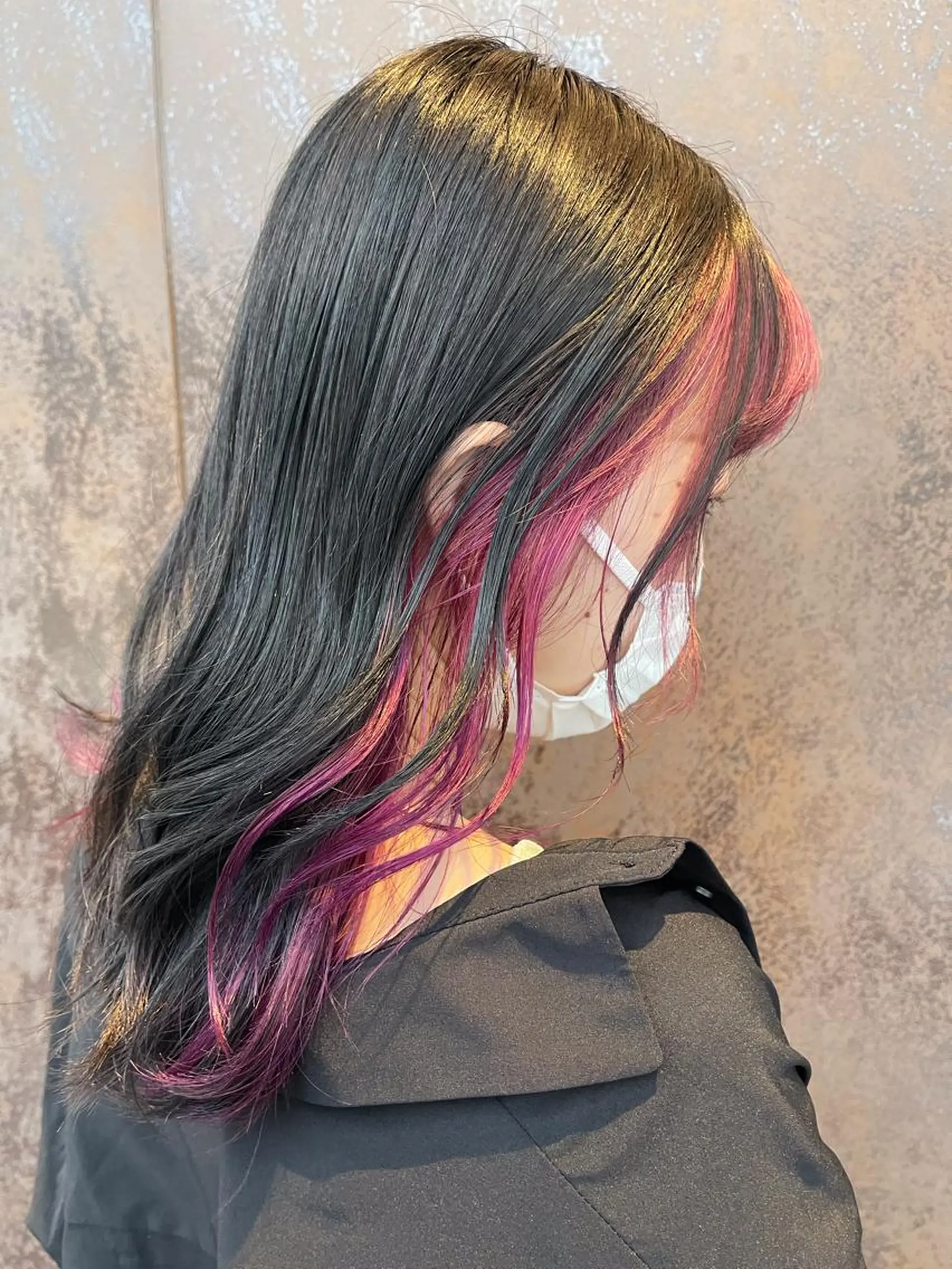 セミロング カラー メンズ特化/ パーマChihoのヘアスタイル