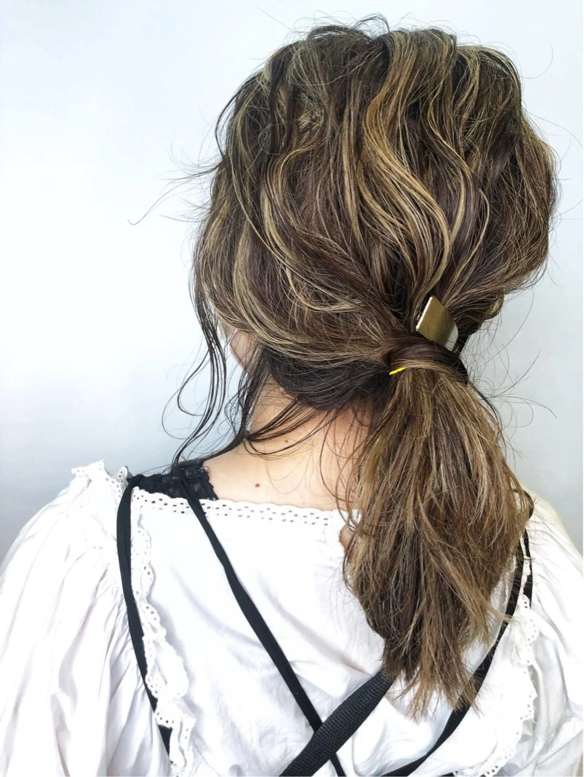 ミディアム カラー ハイライトカラー ハイライト ヘアカラー トリートメント メンズヘア特化 崎田 成人のヘアスタイル