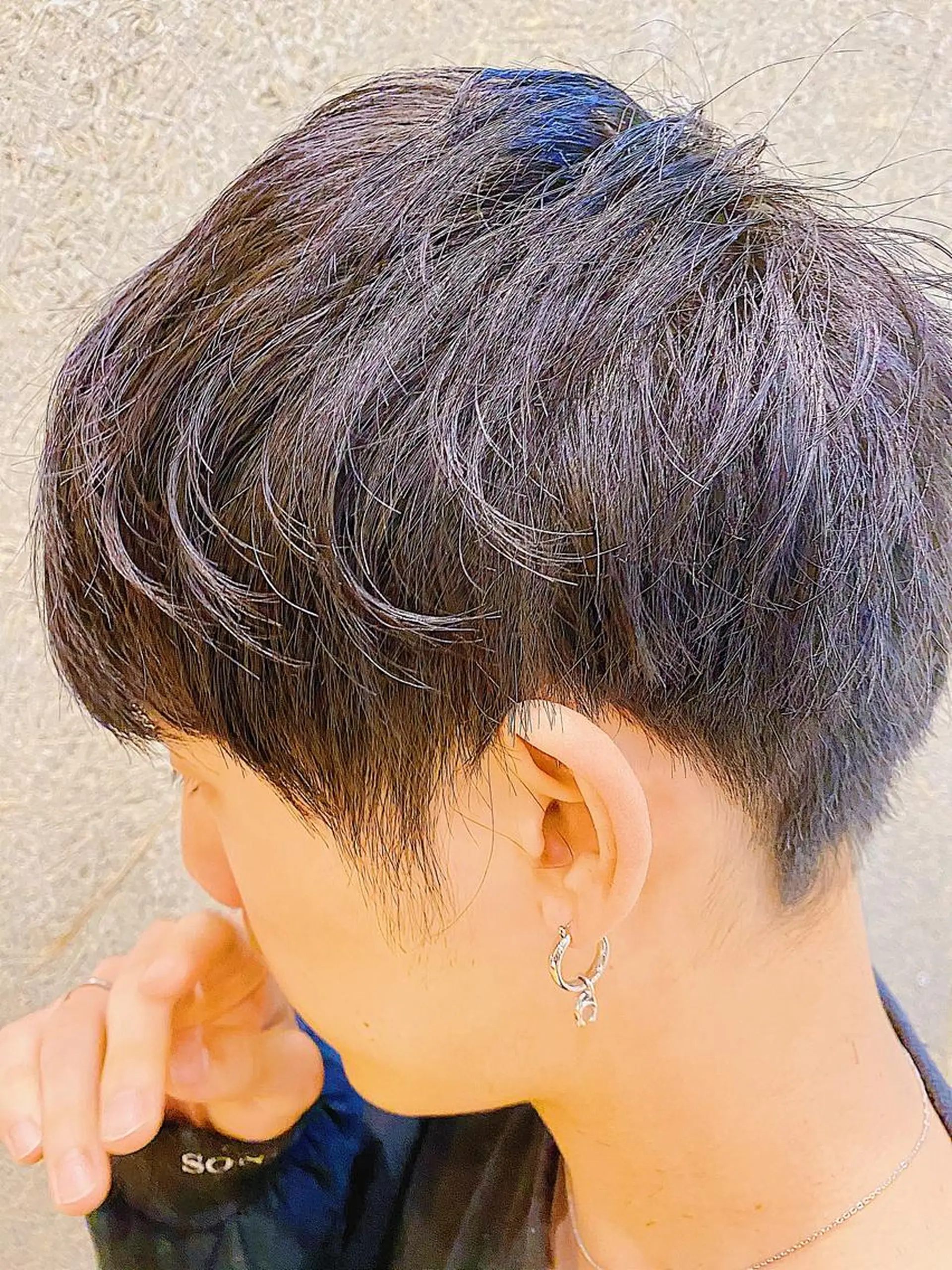 ショート カラー パーマ メンズ 🍀髪質改善 ケアカラーrootsのヘアスタイル