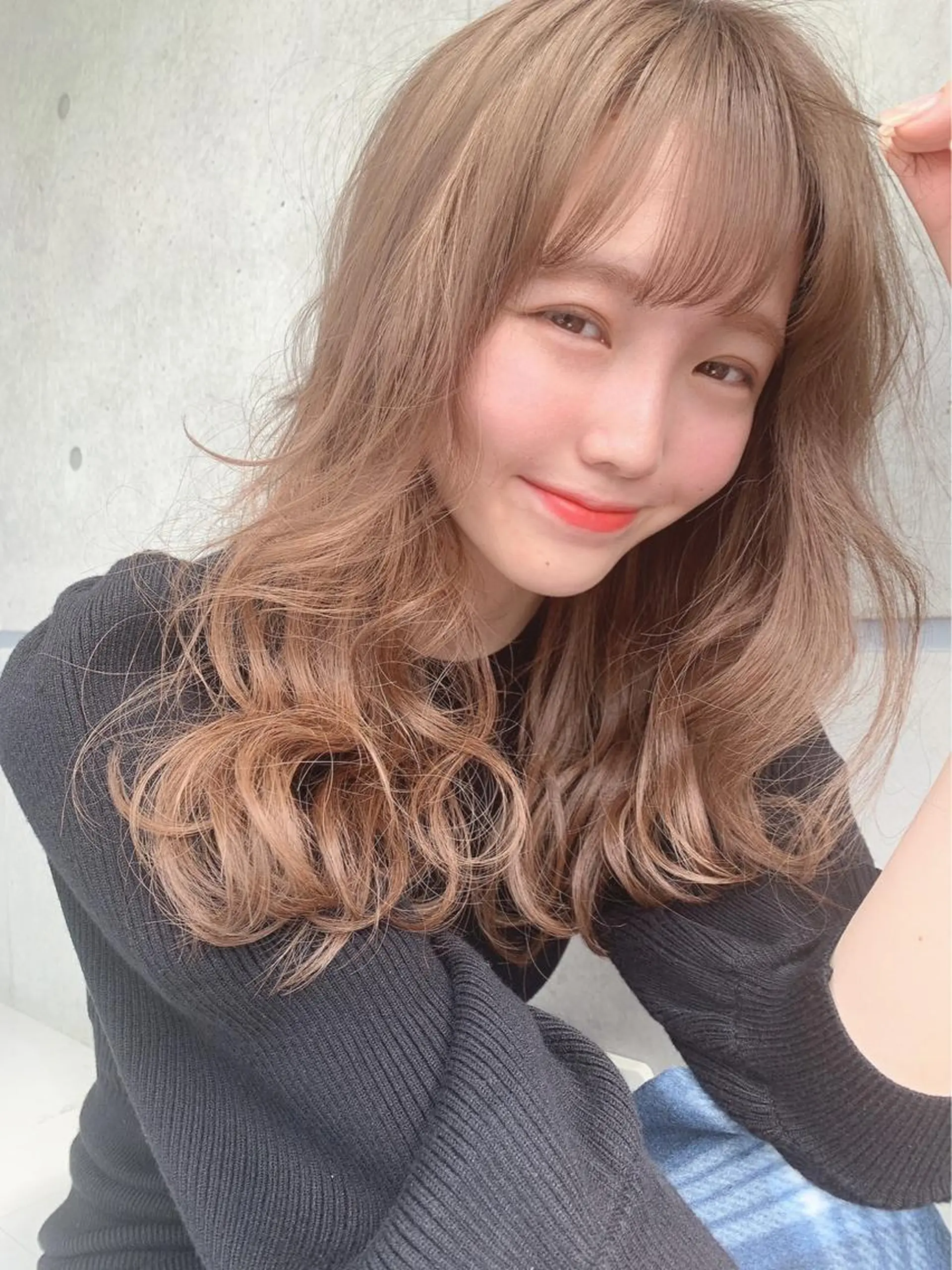 ミディアム カラー パーマ ヘアアレンジ メンズ キッズ ネイル マツエク・マツパ ヘアカラー トリートメント ヘアセット 🎀愛されモテヘア♡ 梅澤夏基🎀のヘアスタイル