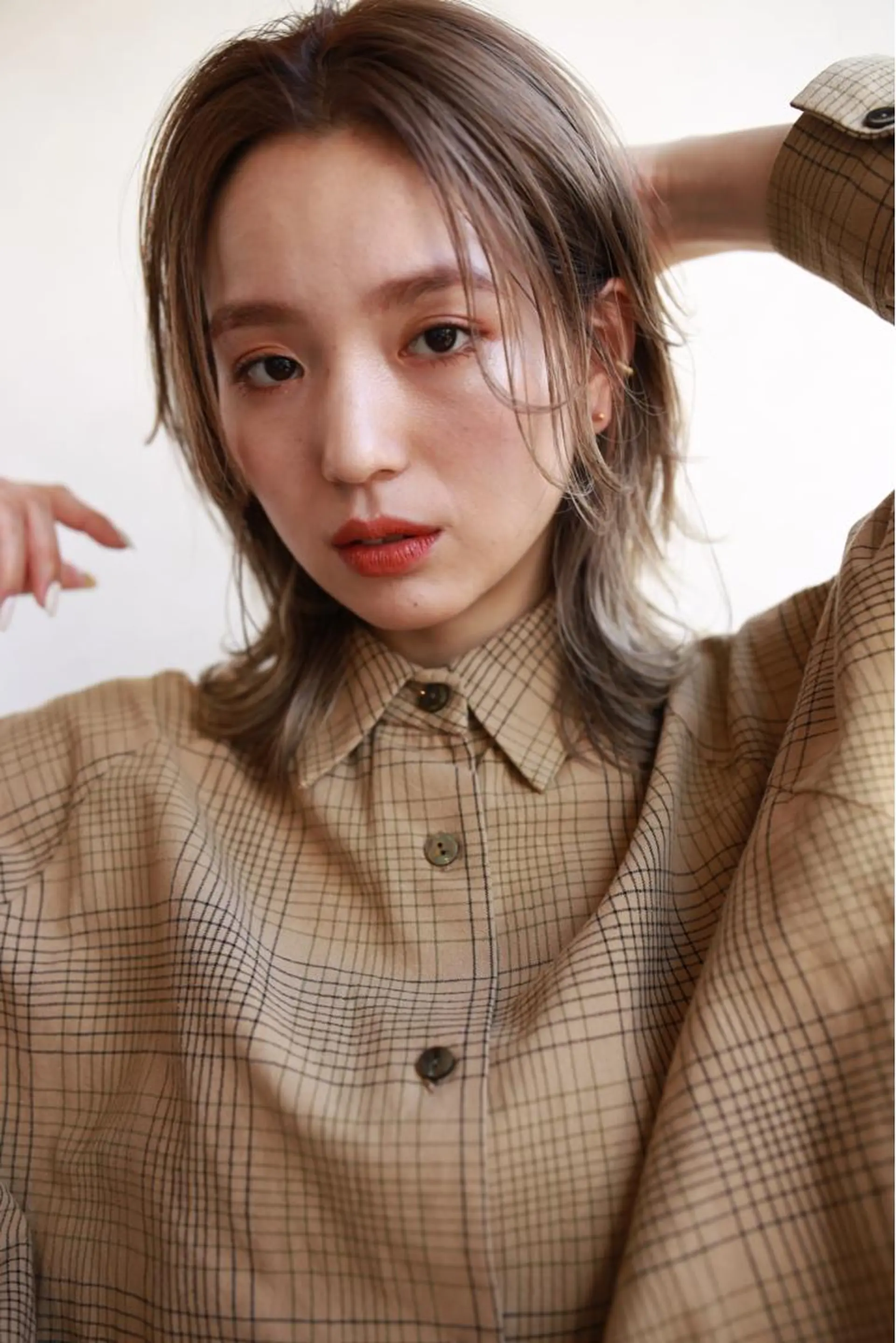 ミディアム 倉家 聖のヘアスタイル