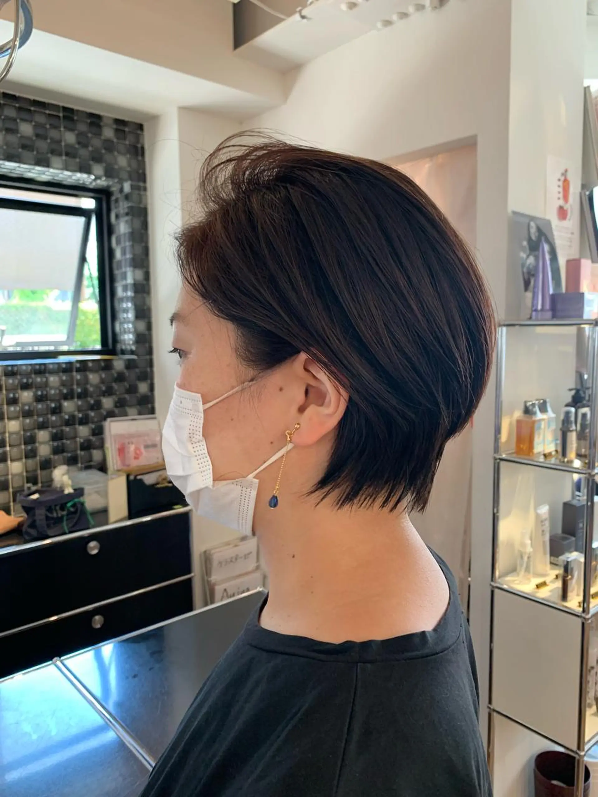 ショート コテ巻きパーマ/韓国 パーマ/佐野のヘアスタイル