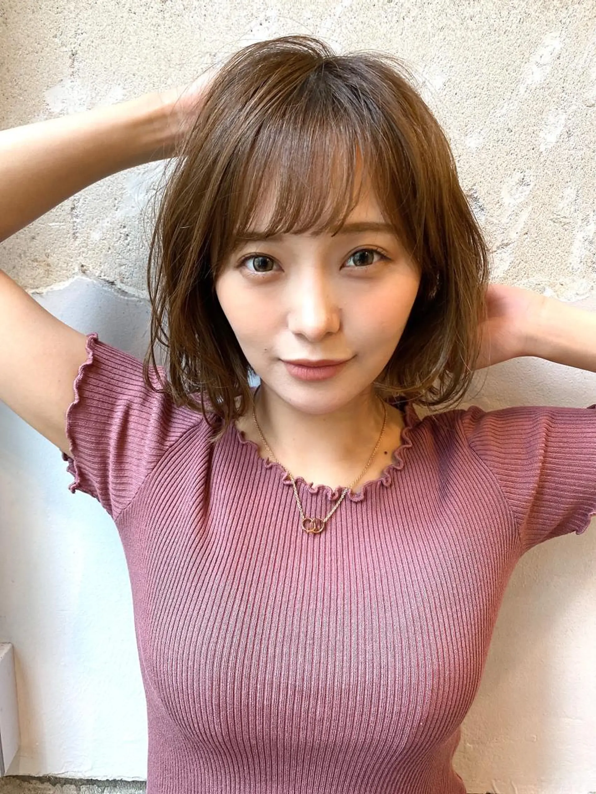 ミディアム カット ヘアカラー トリートメント ヘアセット また会いたくなる 美容師【KENTA】のヘアスタイル