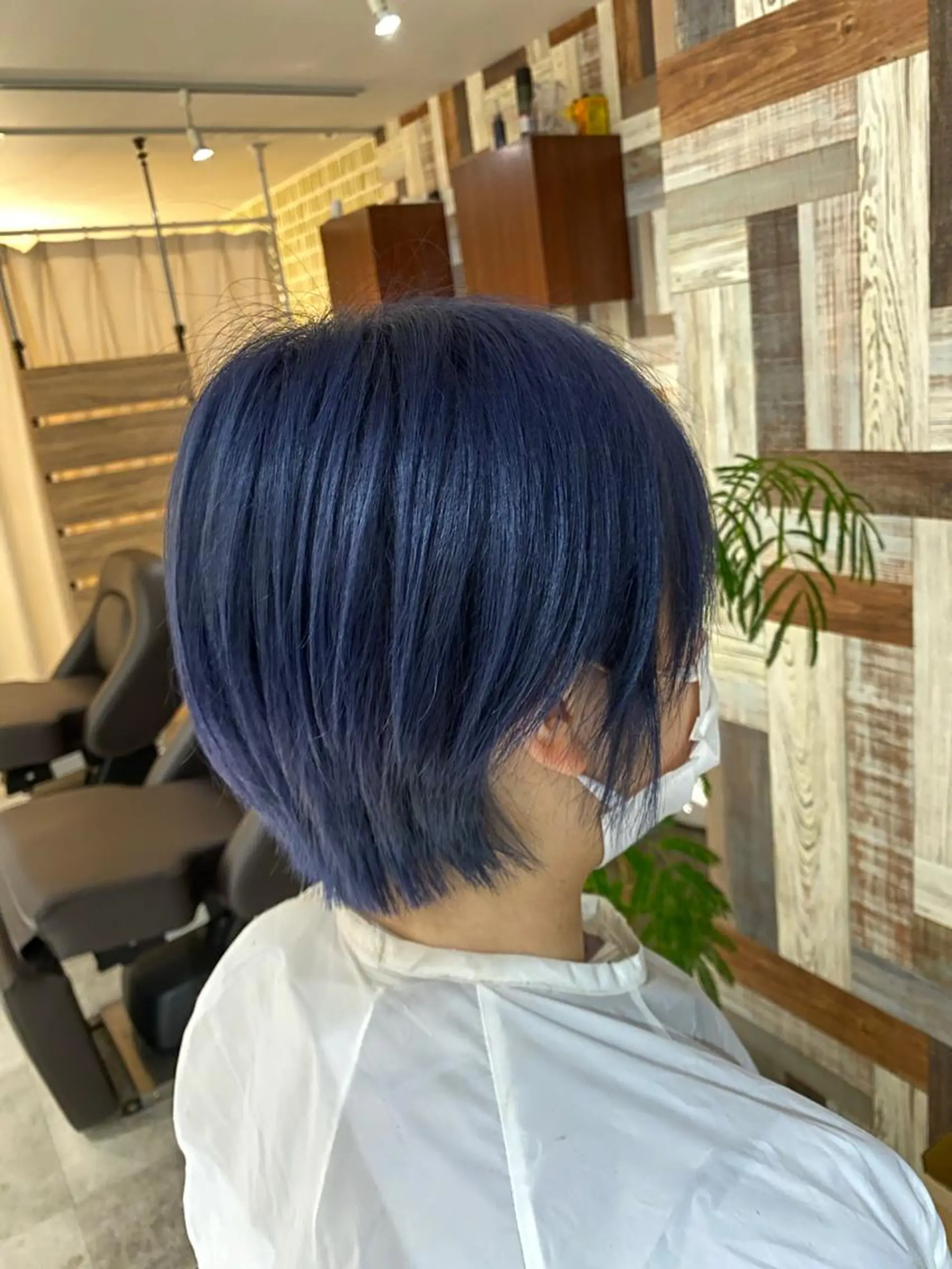 ショート カラー ブルーカラー ［パサつき改善］＊ 髪質改善ケアサロン＊のヘアスタイル