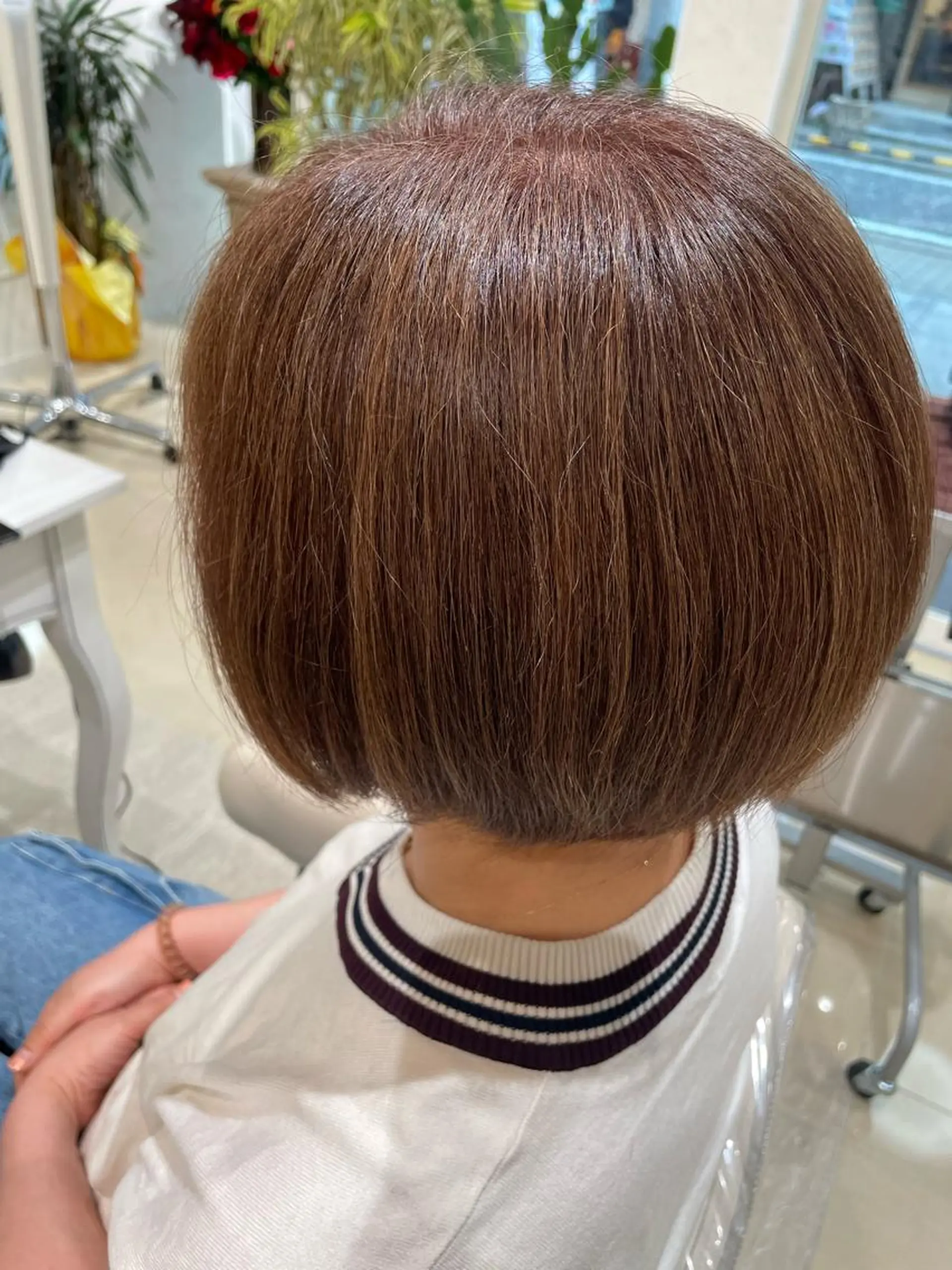 ショート ヘアカラー レイヤー×ハイライト 🌷RINA🌷のヘアスタイル