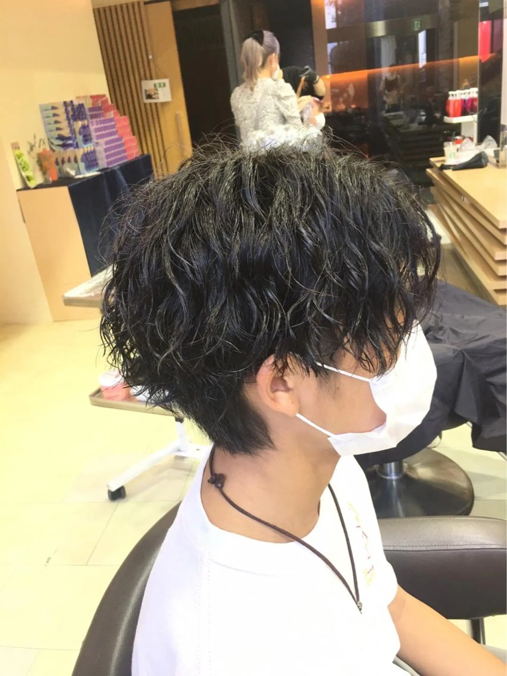 パーマ メンズ 韓国🩶Y2Kネイル 💫くれはのネイルデザイン