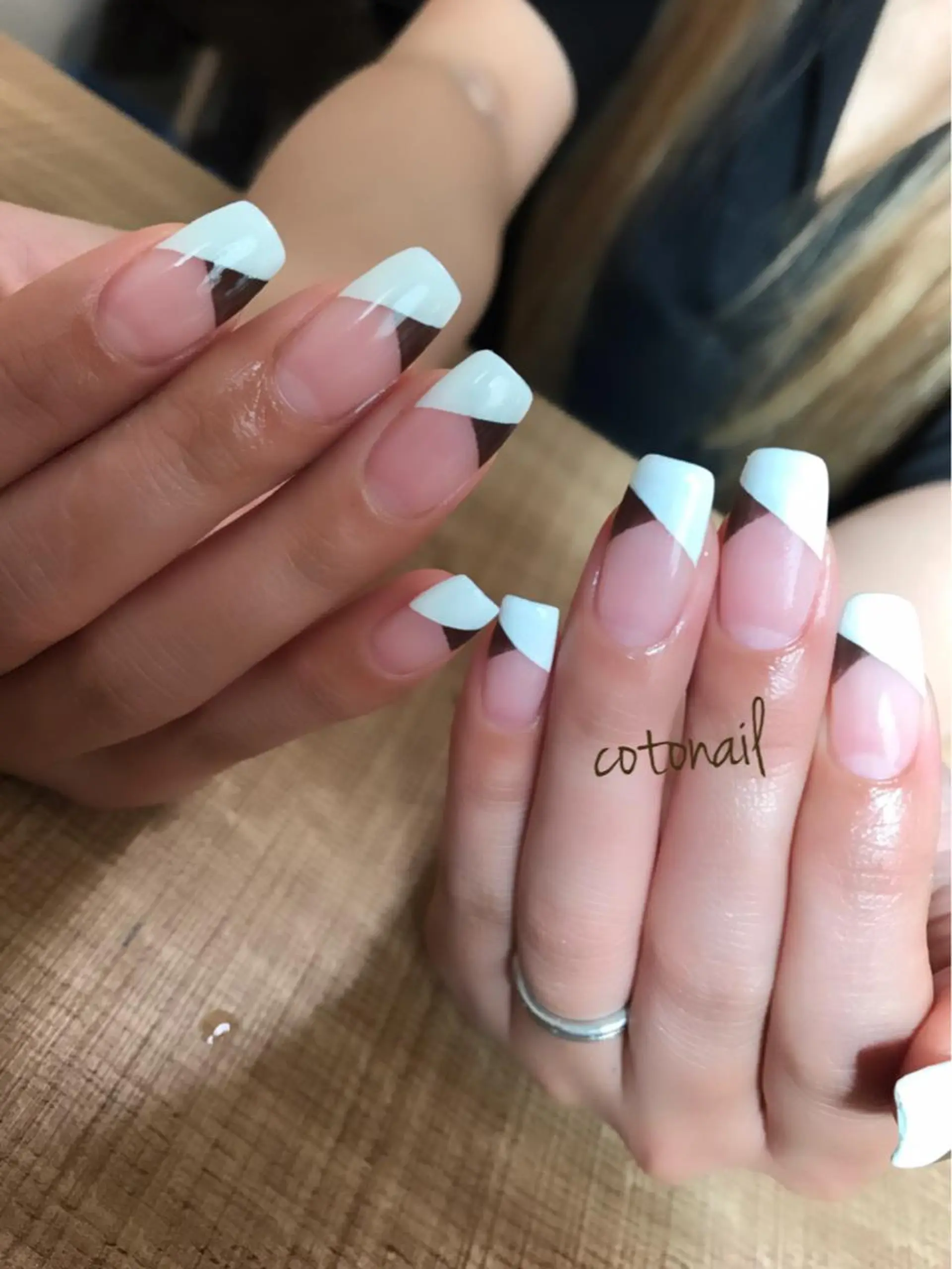 ロング ネイル ツメトマツゲ .のネイルデザイン