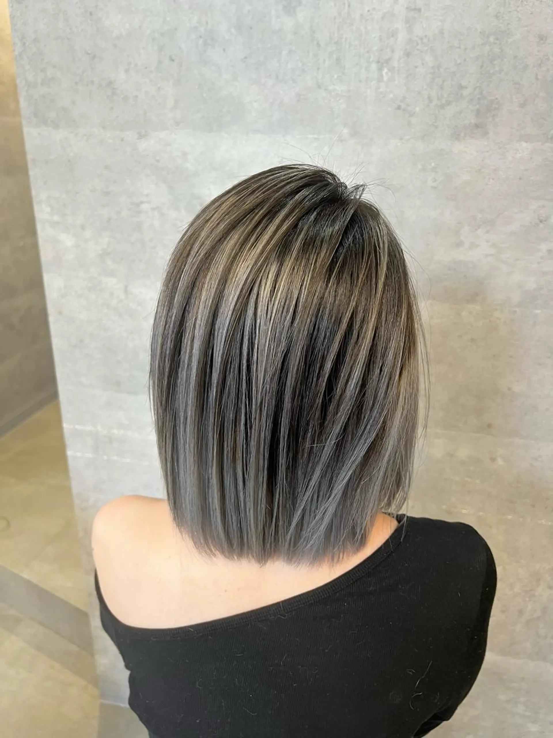 カラー バレイヤージュ 難波/ハイトーン 🦋AOI🦋のヘアスタイル