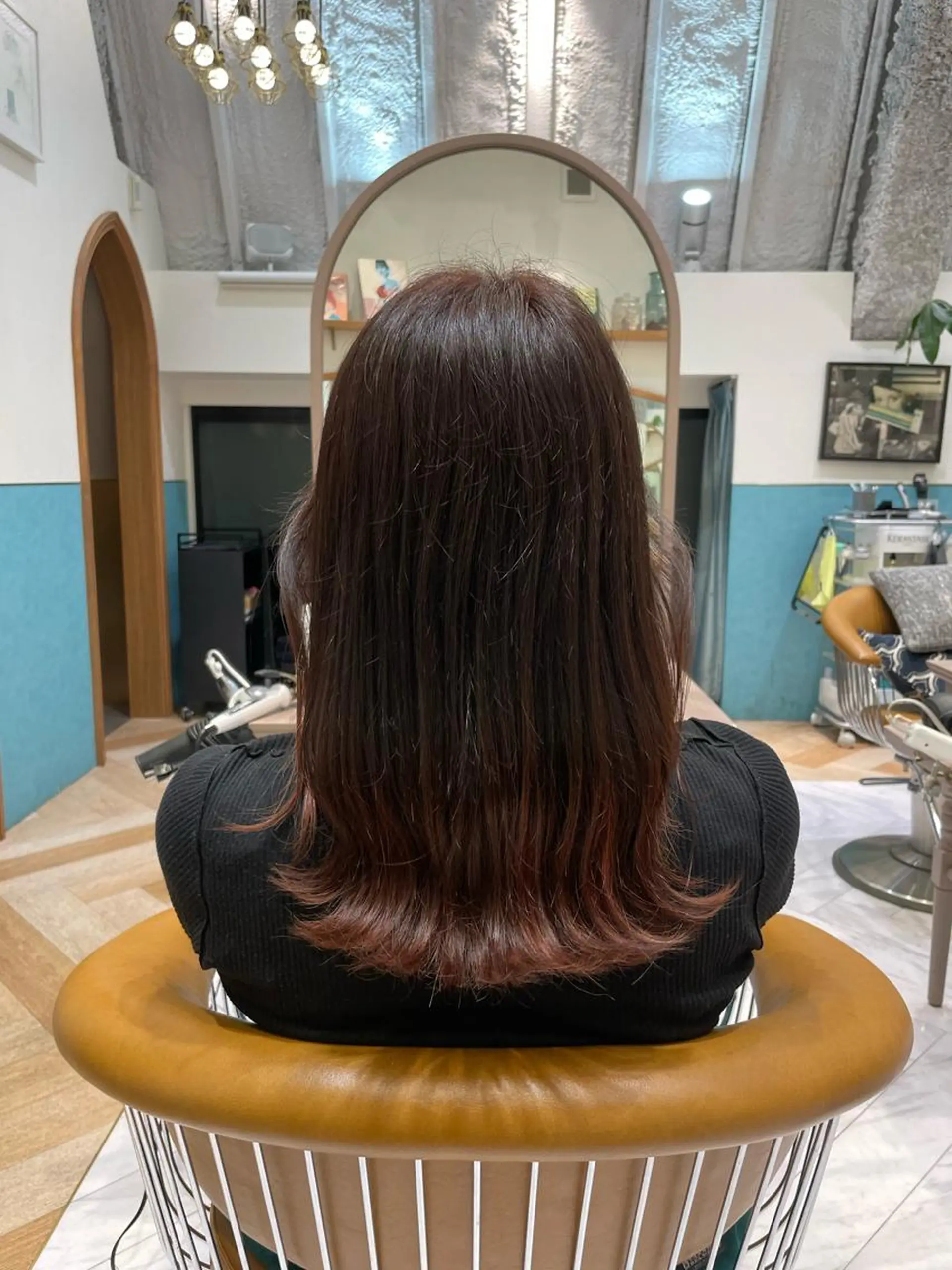 カラー ヘアカラー トリートメント 韓国レイヤー 🧸🤍ちずみのヘアスタイル