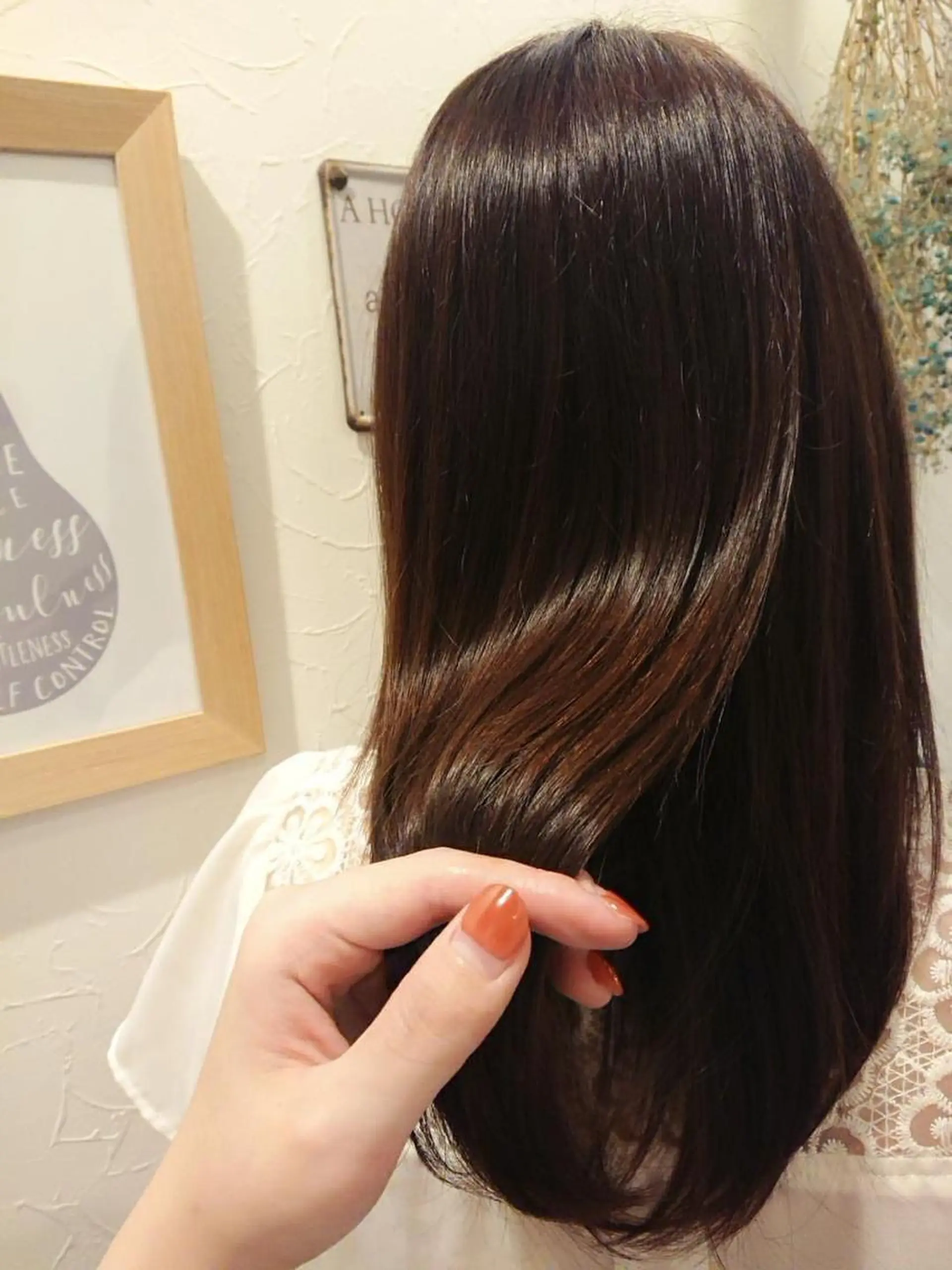 ロング カラー ブリーチ ブリーチなしカラー パープルカラー ASGROW'eclat(帯山店)所属・須惠 優理愛のヘアスタイル