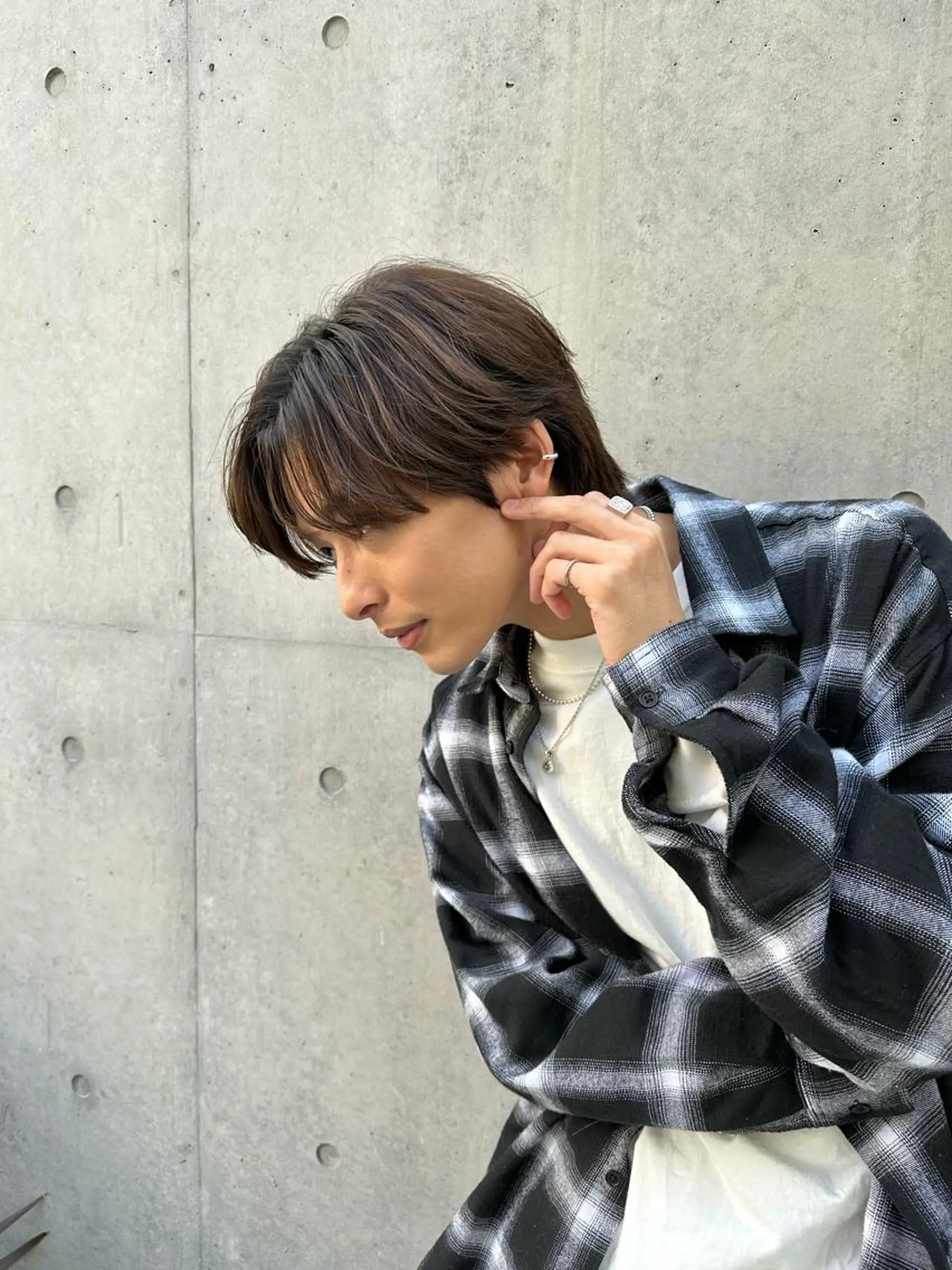 メンズ カット トリートメント 🌈艶髪ベージュ🌈 ユウトのヘアスタイル