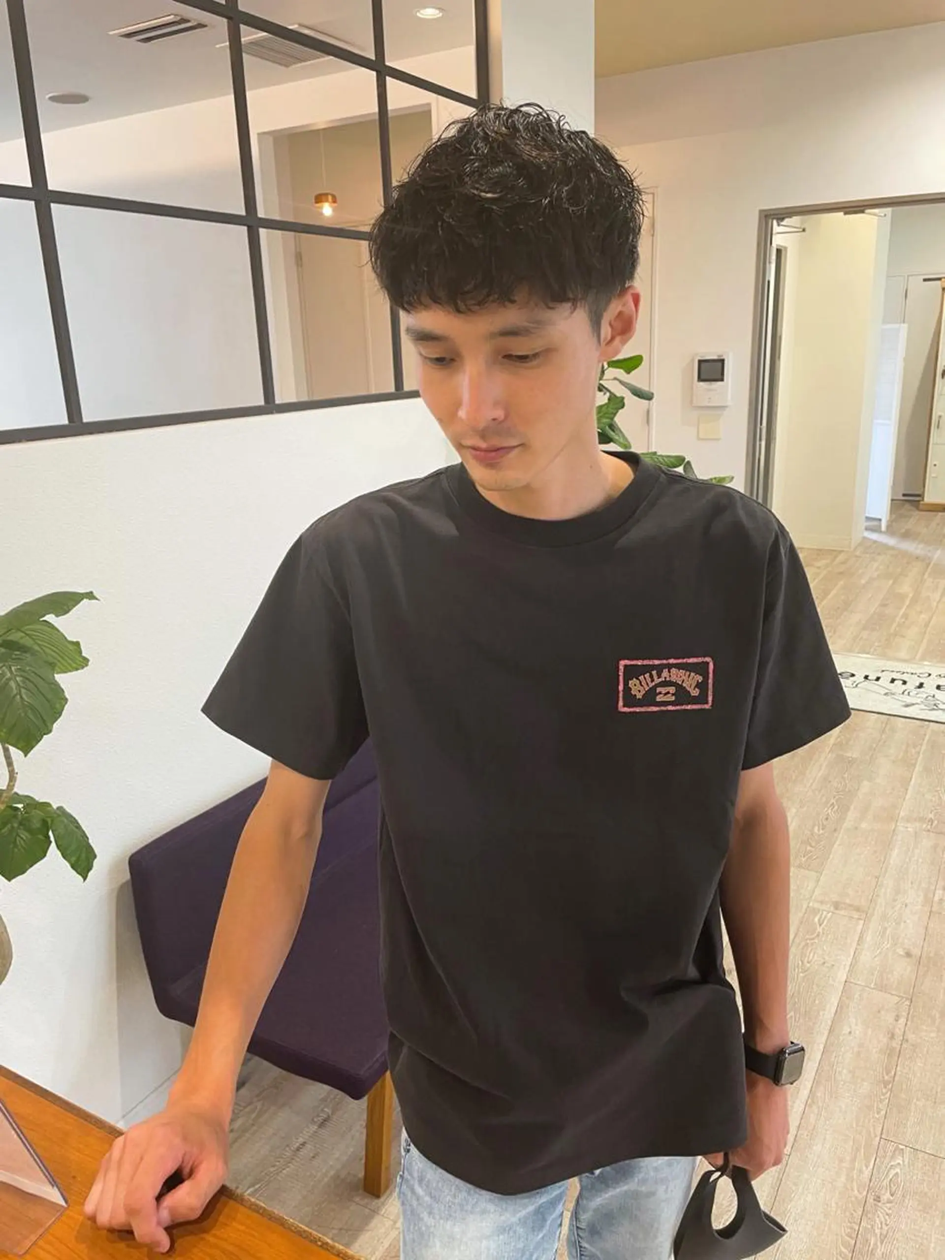 ショート パーマ メンズ メンズパーマ garland所属・柳田 駿のヘアスタイル