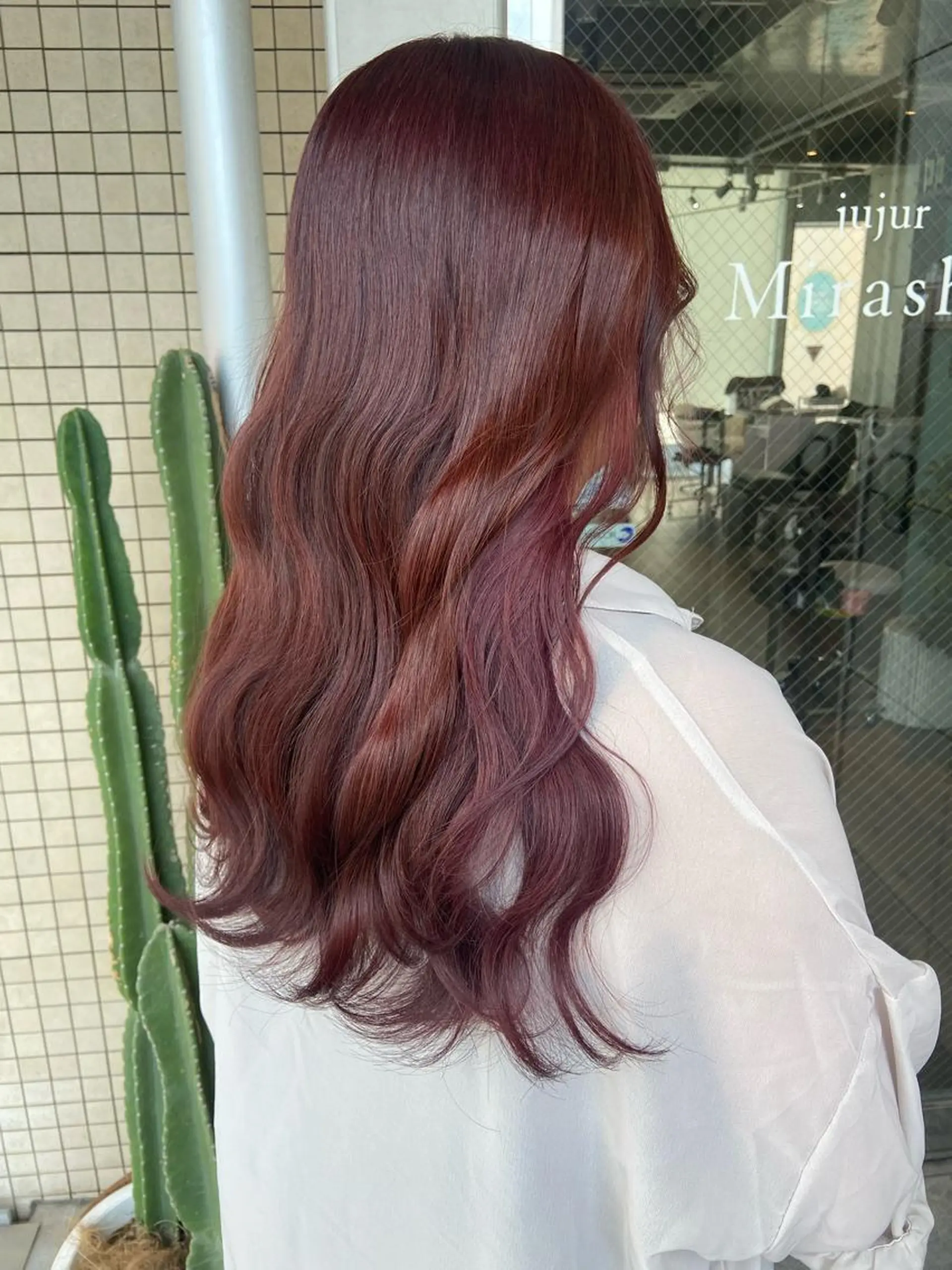 ロング カラー ヘアカラー トリートメント 🧸プルエクステ❤︎ ネイルKAO🧸のヘアスタイル