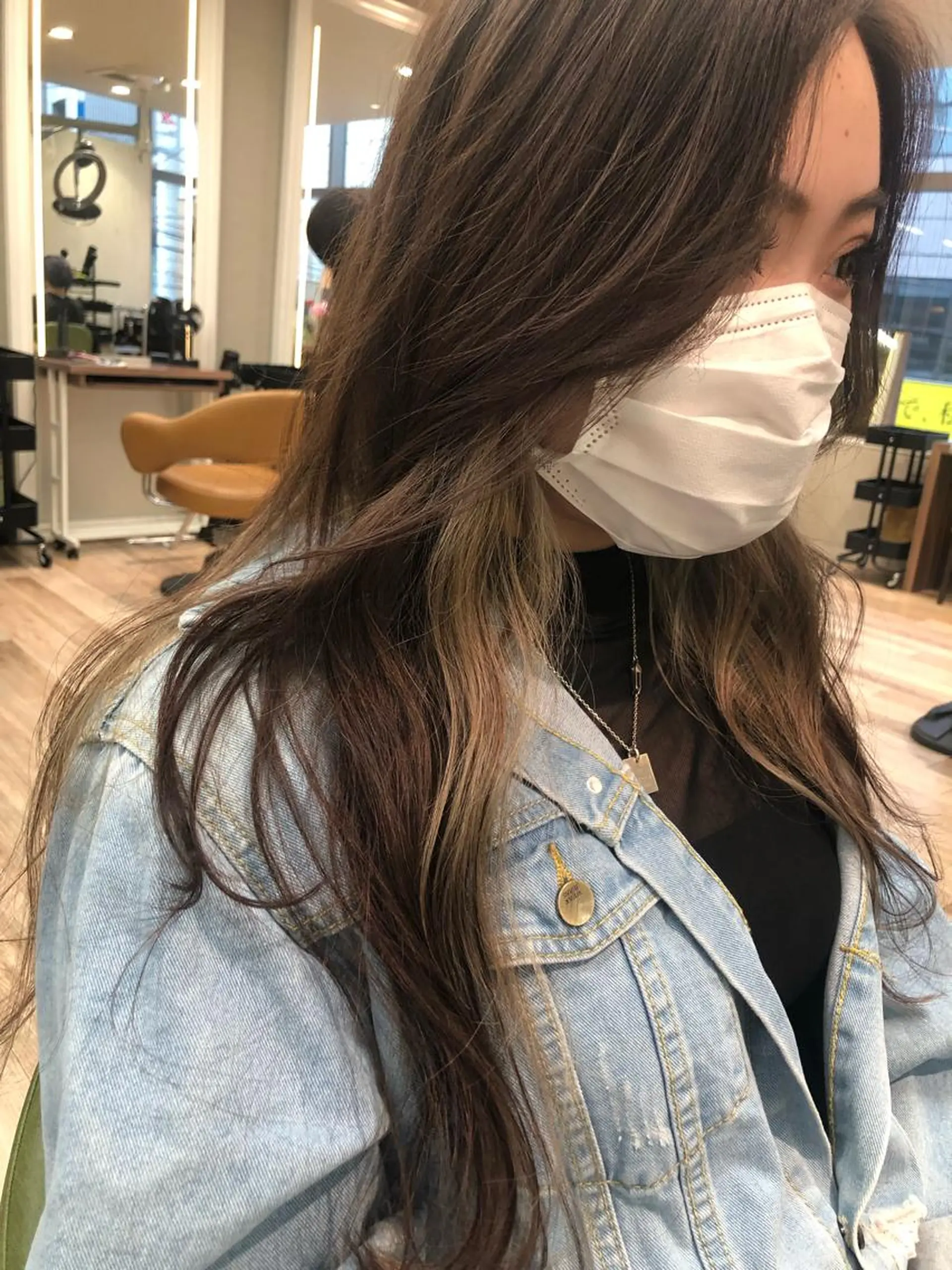 ロング カラー ベージュカラー くびれヘア dogstar小林諒 レイヤー/パーマのヘアスタイル