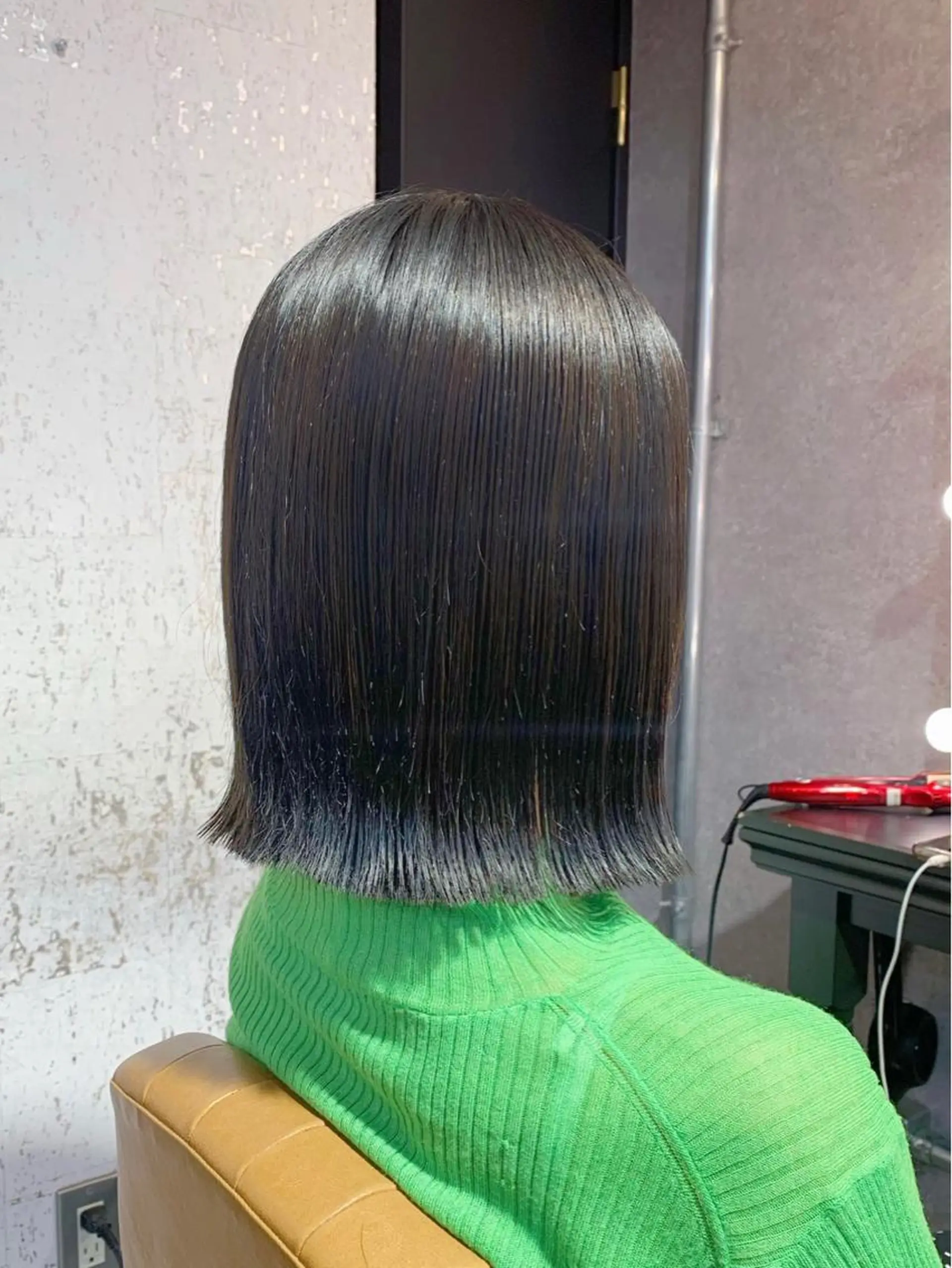 ミディアム カット 縮毛矯正 トリートメント 🍟ミニモ限定🍟 ai.stylistのヘアスタイル