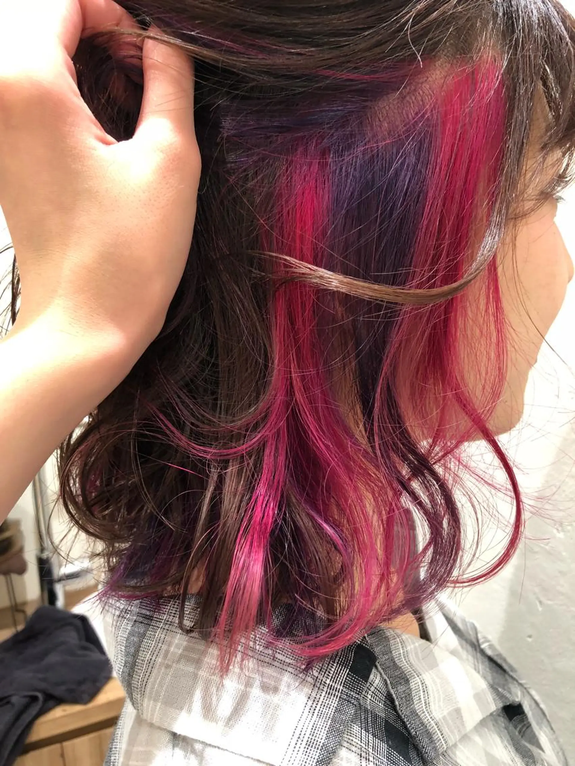 ミディアム カラー 樋渡 侑希のヘアスタイル