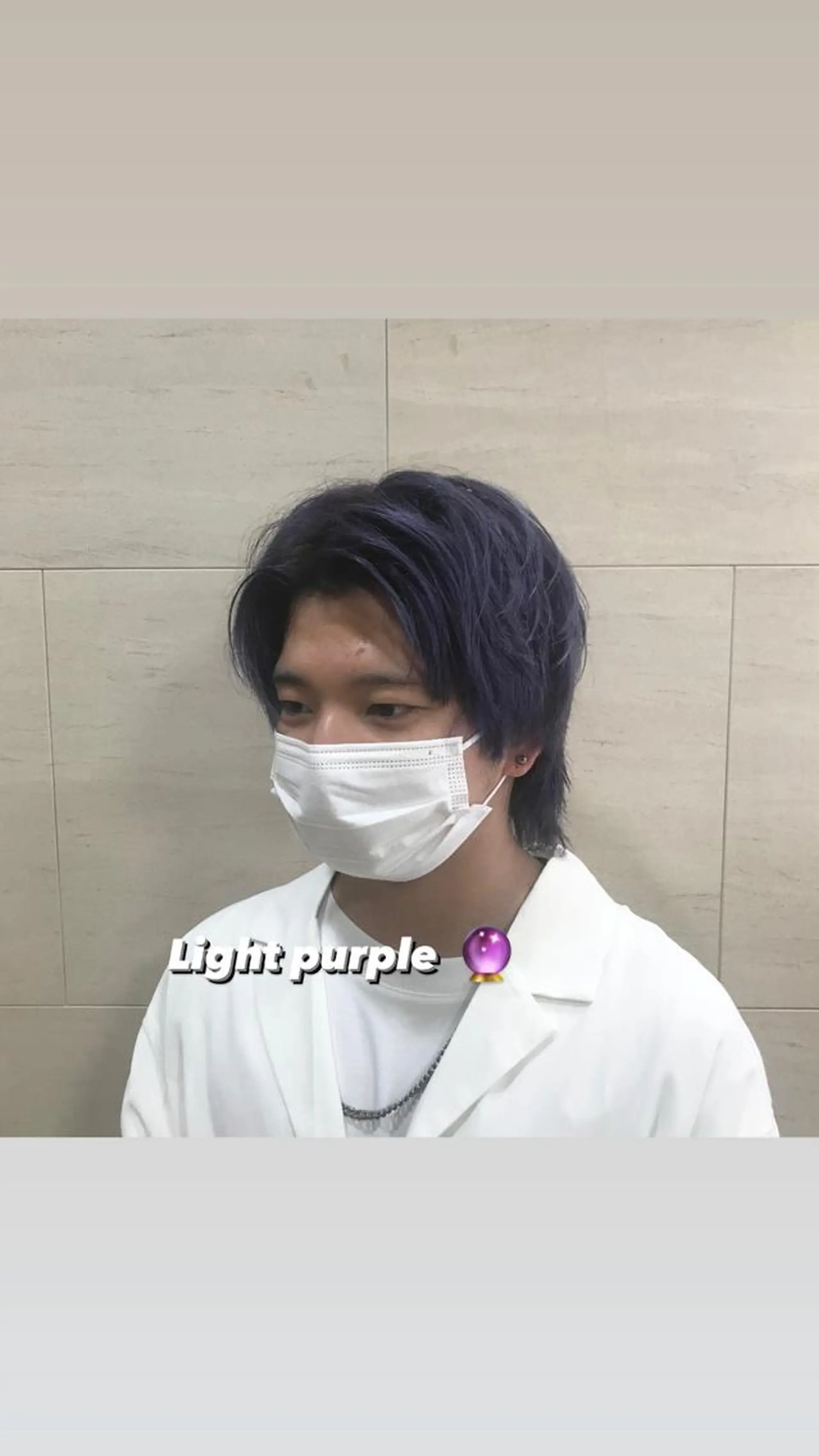 ショート カラー パープルカラー 茅ヶ崎パーマ特化/ スパイラル/ハルキのヘアスタイル