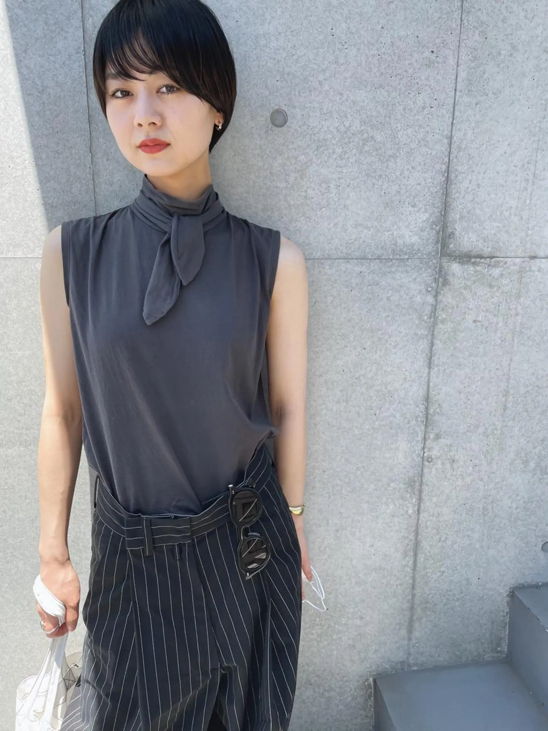 ショート カラー カット ヘアカラー トリートメント センスをお届けします 大谷将生INFPのヘアスタイル