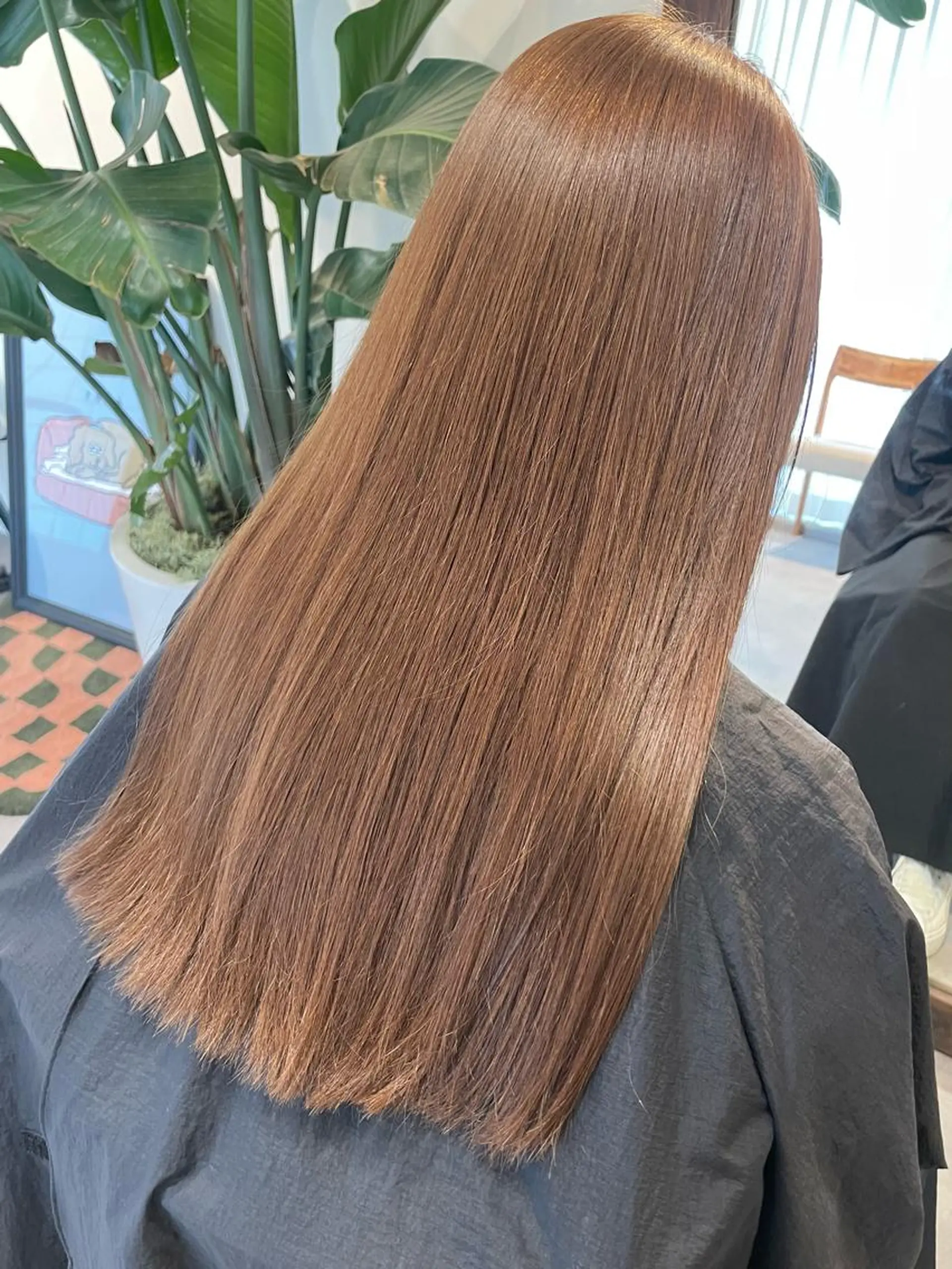 カラー ブリーチ ダブルカラー ブリーチなしカラー 若月 あやかのヘアスタイル