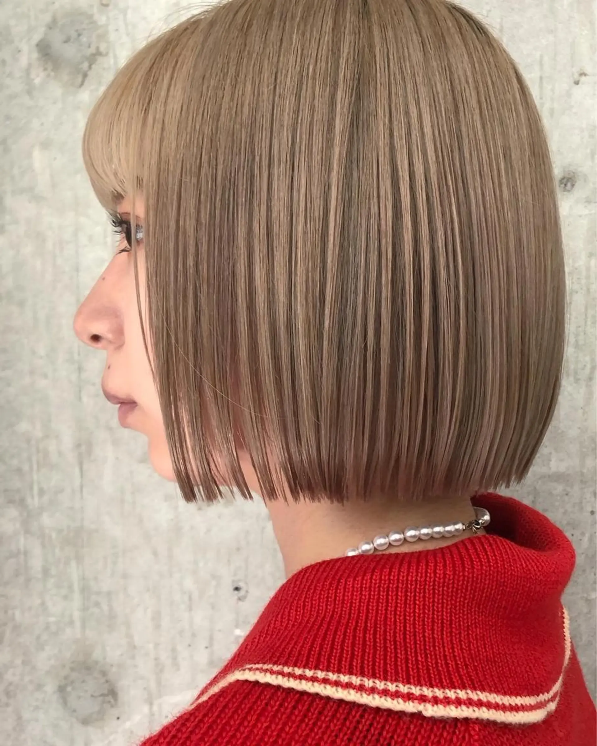 ショート ボブ×縮毛矯正 ryotaのヘアスタイル