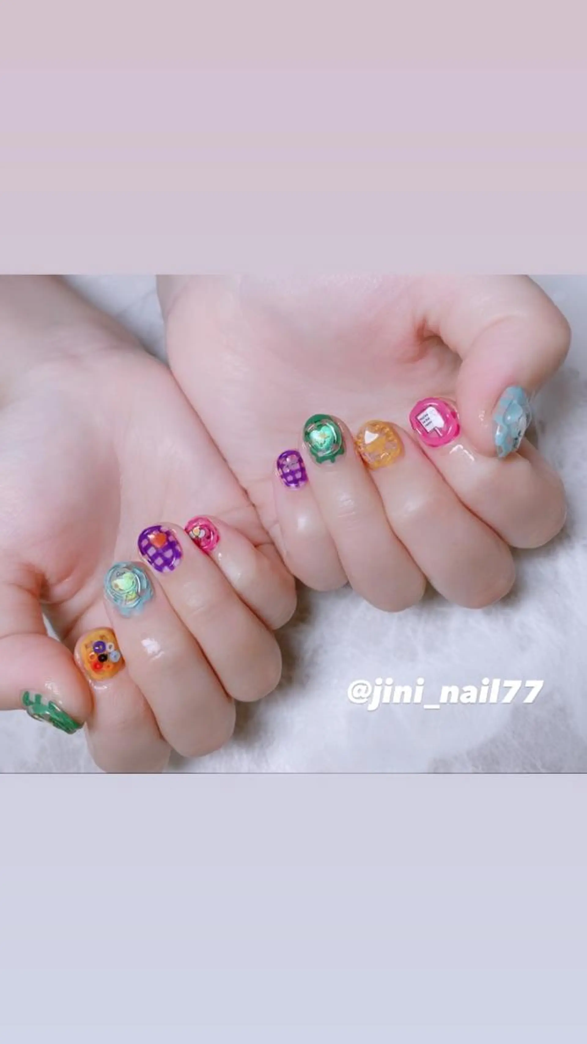ネイル ハンドネイル JINI NAIL所属・ジニ ネイルのネイルデザイン