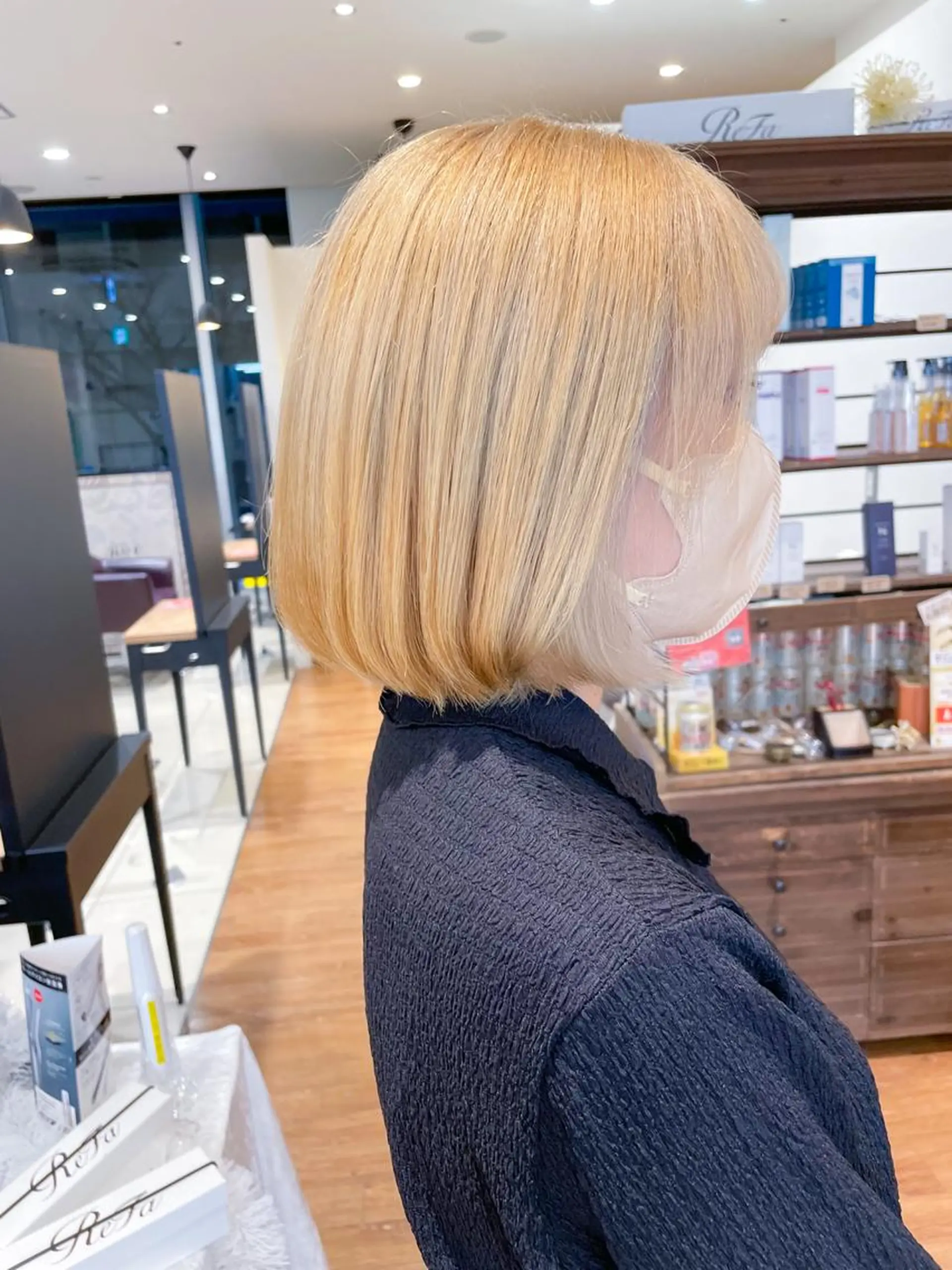 ショート カラー ベージュカラー ホワイトベージュ 髪質改善/ブリーチ 田代 龍我のヘアスタイル