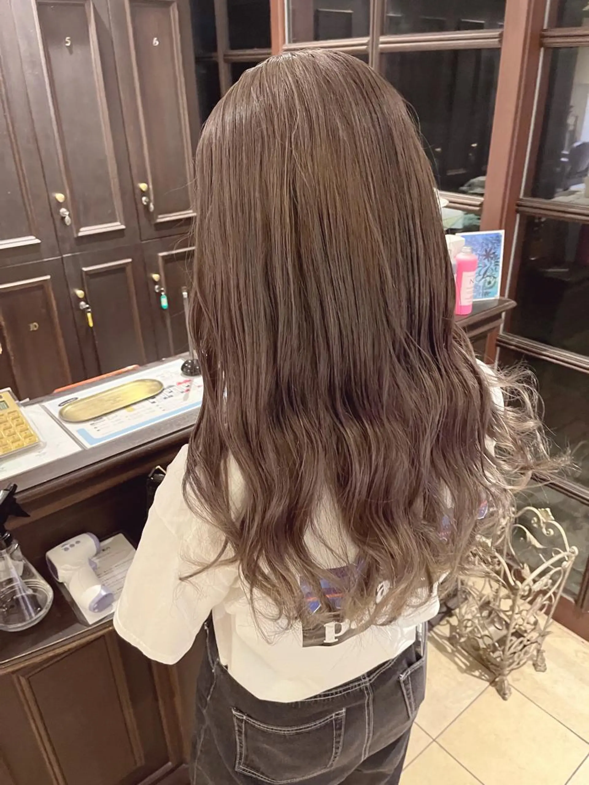 ロング ヘアカラー 🧡ミルクティー/ レイヤー🧡ショウナのヘアスタイル