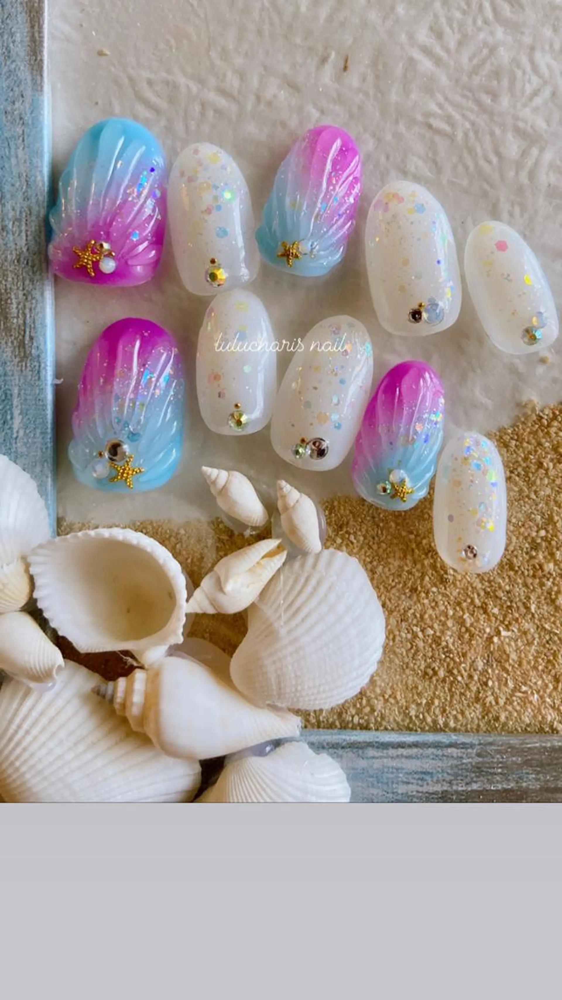 ネイル ネイルチップ Lulu charisu所属・lulucharis nailのネイルデザイン