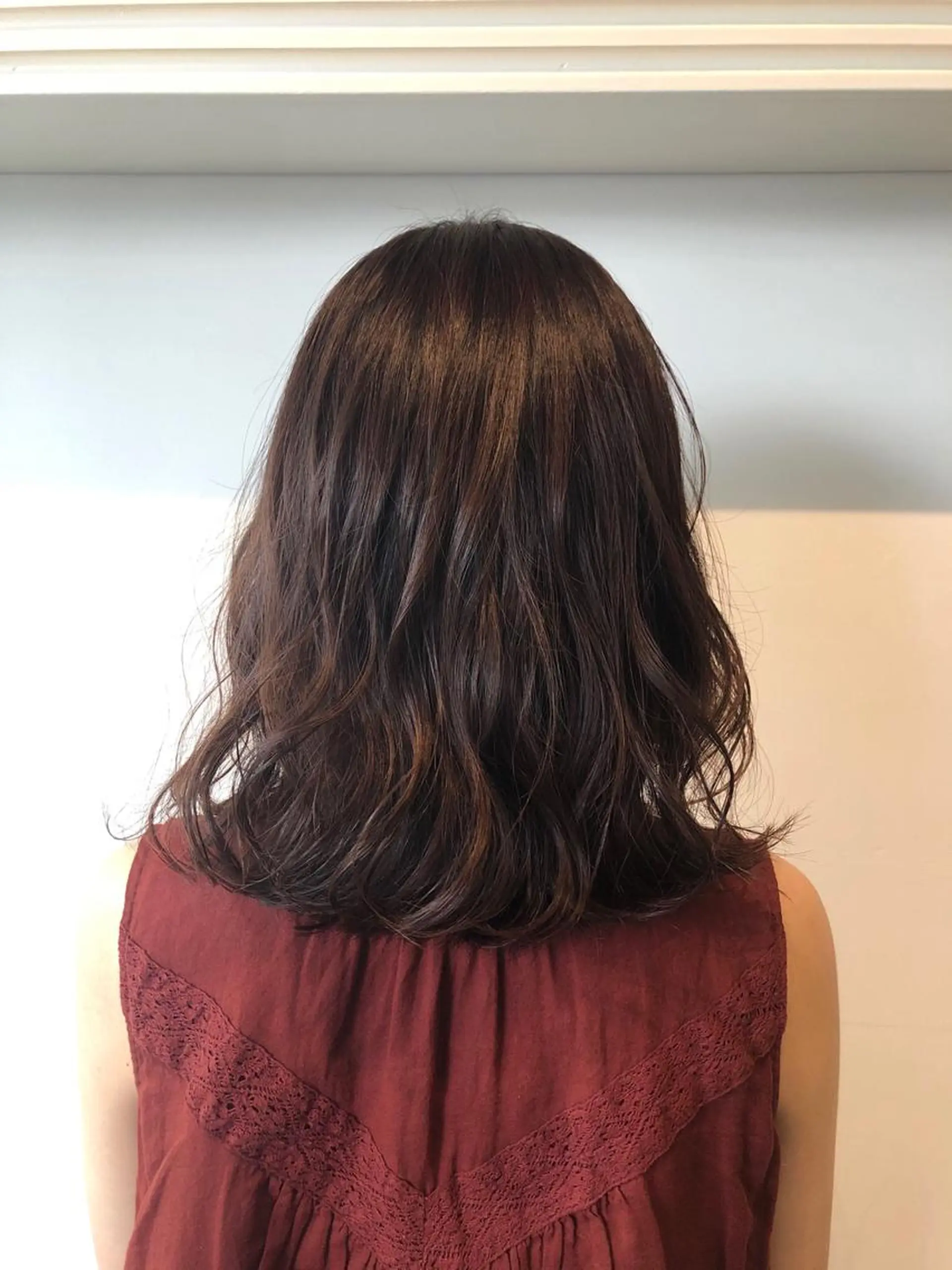 ミディアム カラー ブラウンカラー チョコレートブラウン 💐パーソナルカラー /市橋加菜💐のヘアスタイル