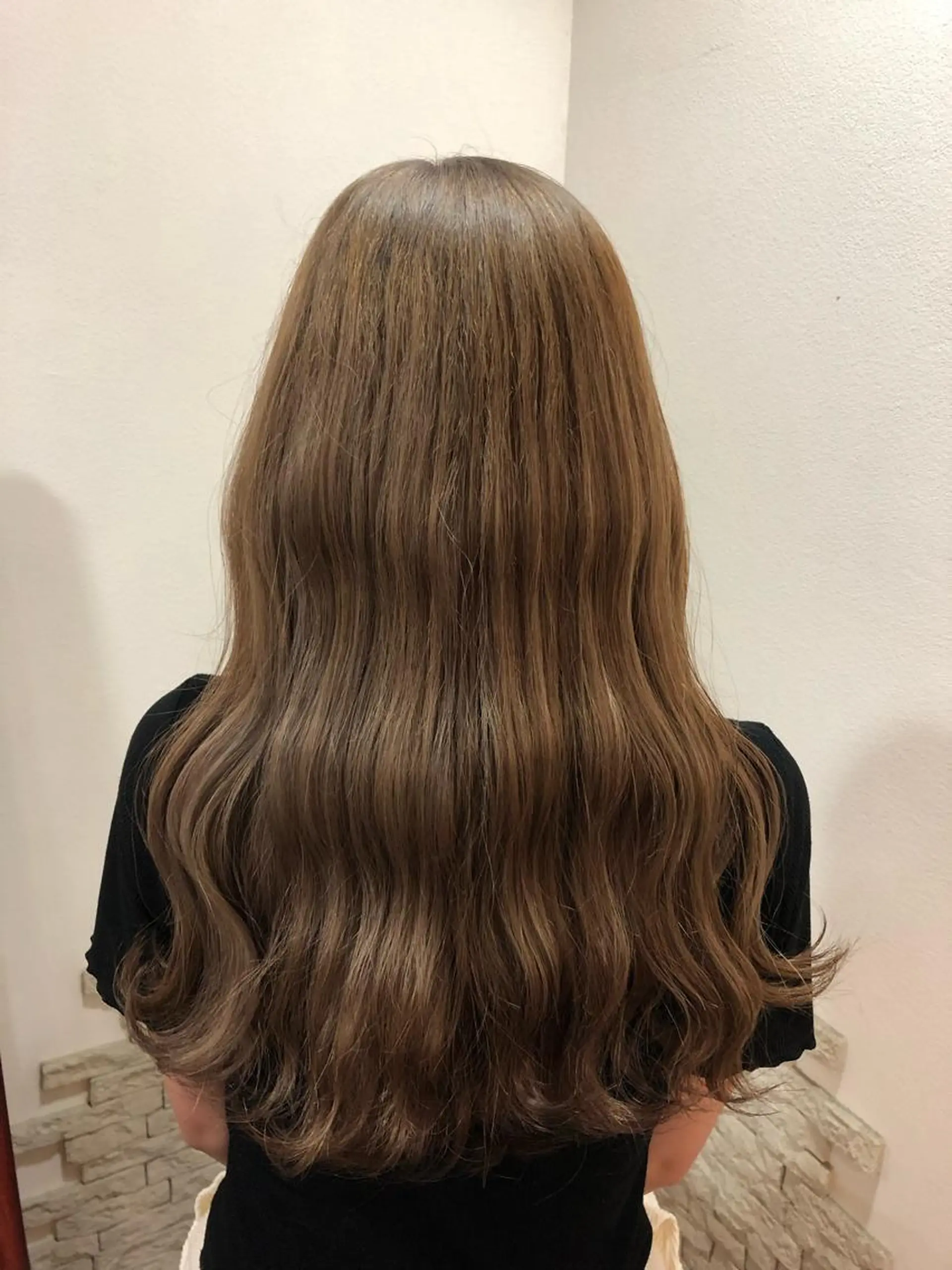 ロング パーソナルカラー 藤本夢のヘアスタイル