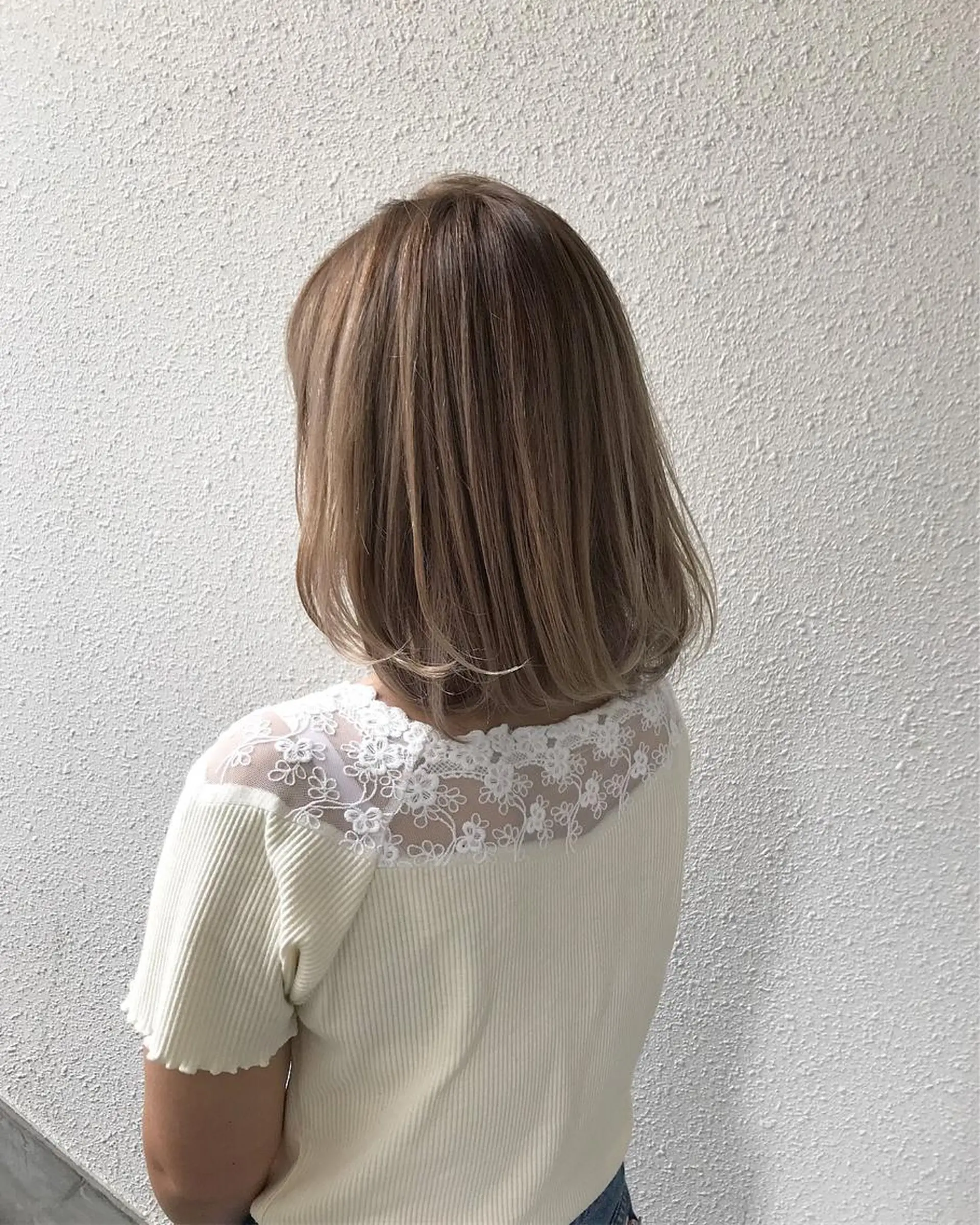 ショート カラー ダブルカラー グレージュ インナーカラー/天神 ブリーチ/吉田のヘアスタイル