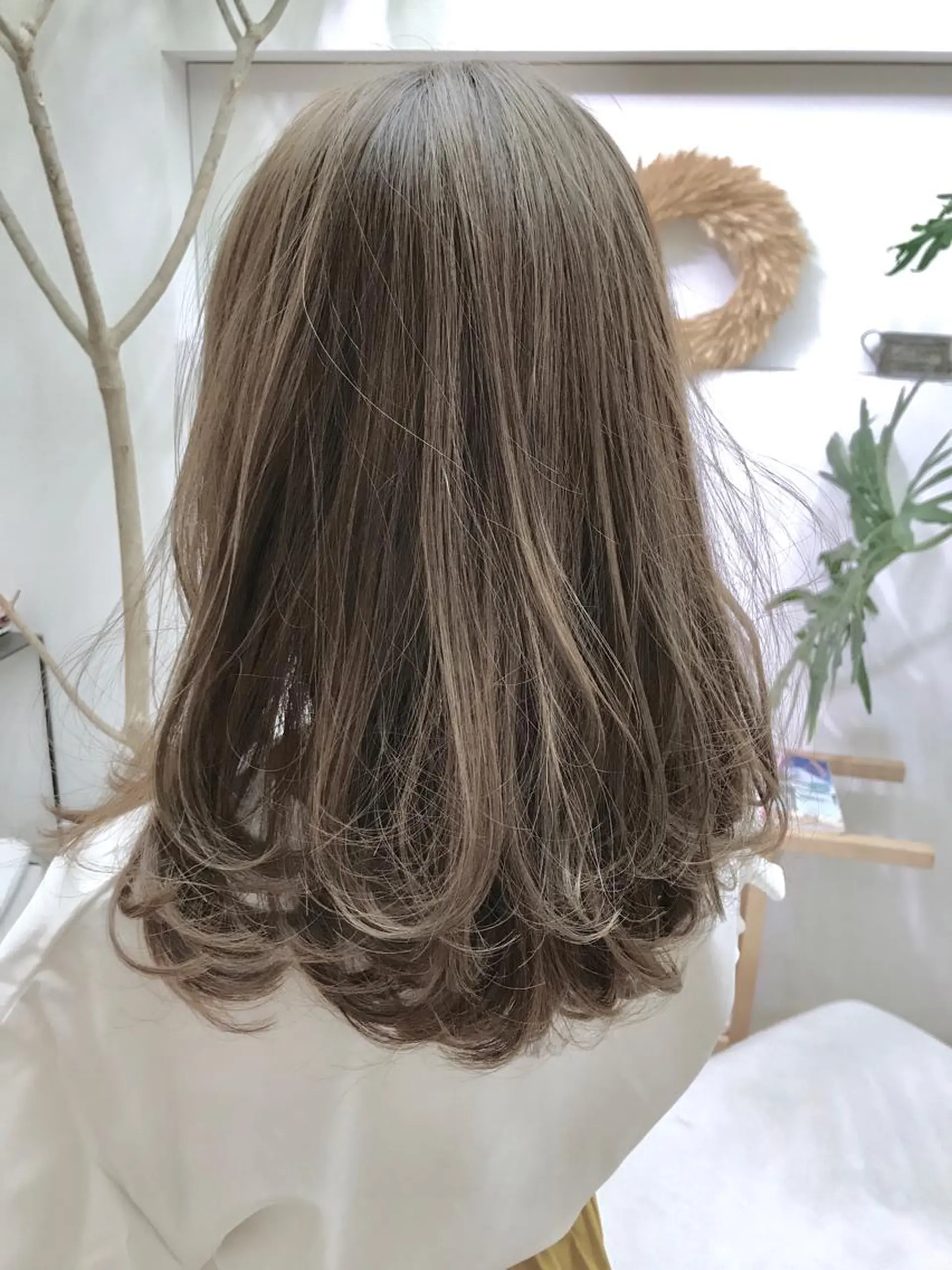 セミロング カラー カット ヘアカラー トリートメント 平田 健一のヘアスタイル