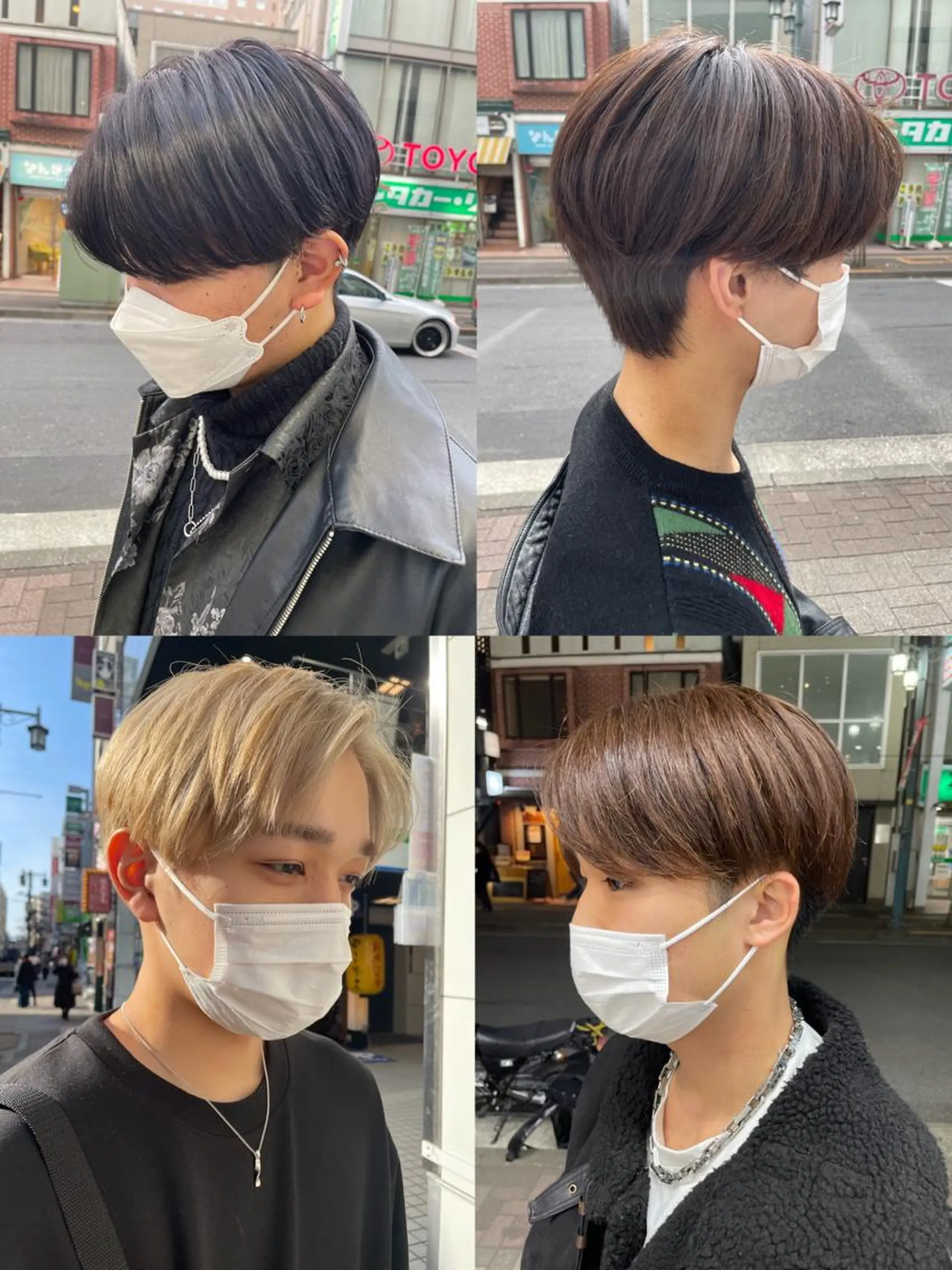 メンズ センターパート マッシュ カット 韓国ヘア🦋 MIYUのヘアスタイル