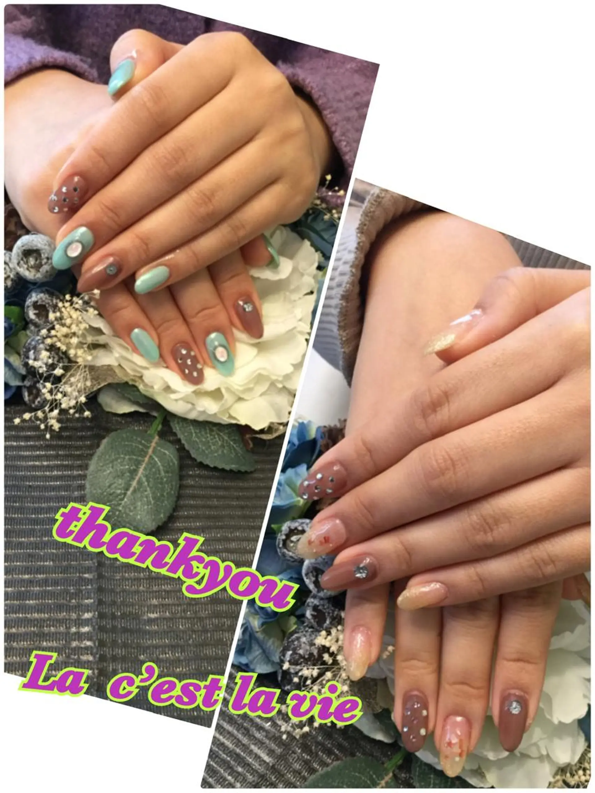 ネイル nailsalon ラセラヴィのネイルデザイン