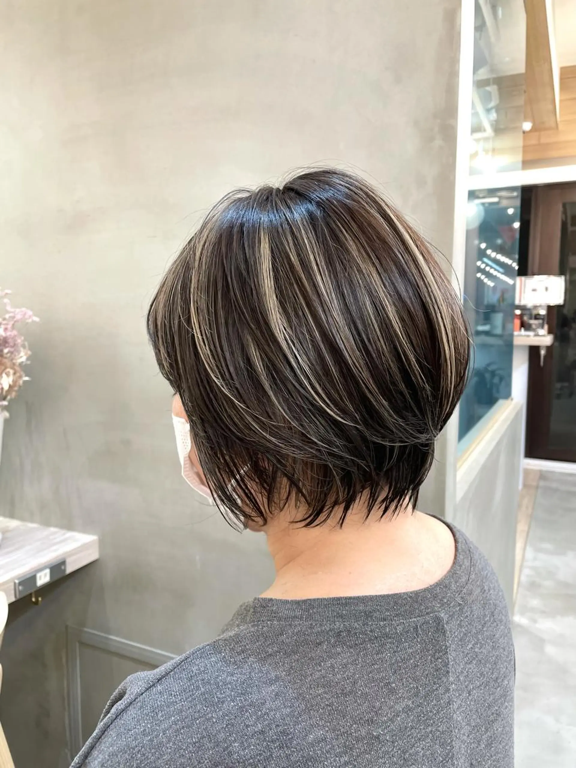 ショート カラー カット ヘアカラー トリートメント 縮毛/レイヤー 韓国/橋口のヘアスタイル