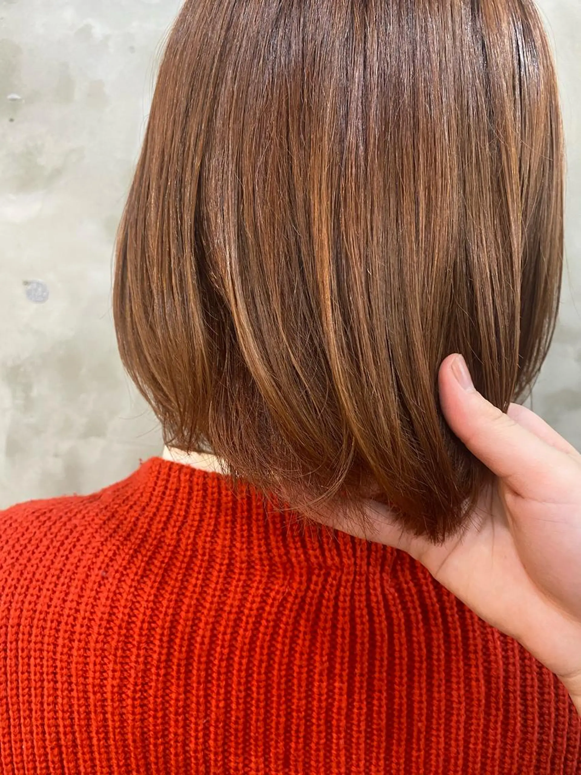 ショート カラー ヘアアレンジ ベージュカラー ブリーチ オレンジ オレンジベージュ 志賀 あずみのヘアスタイル