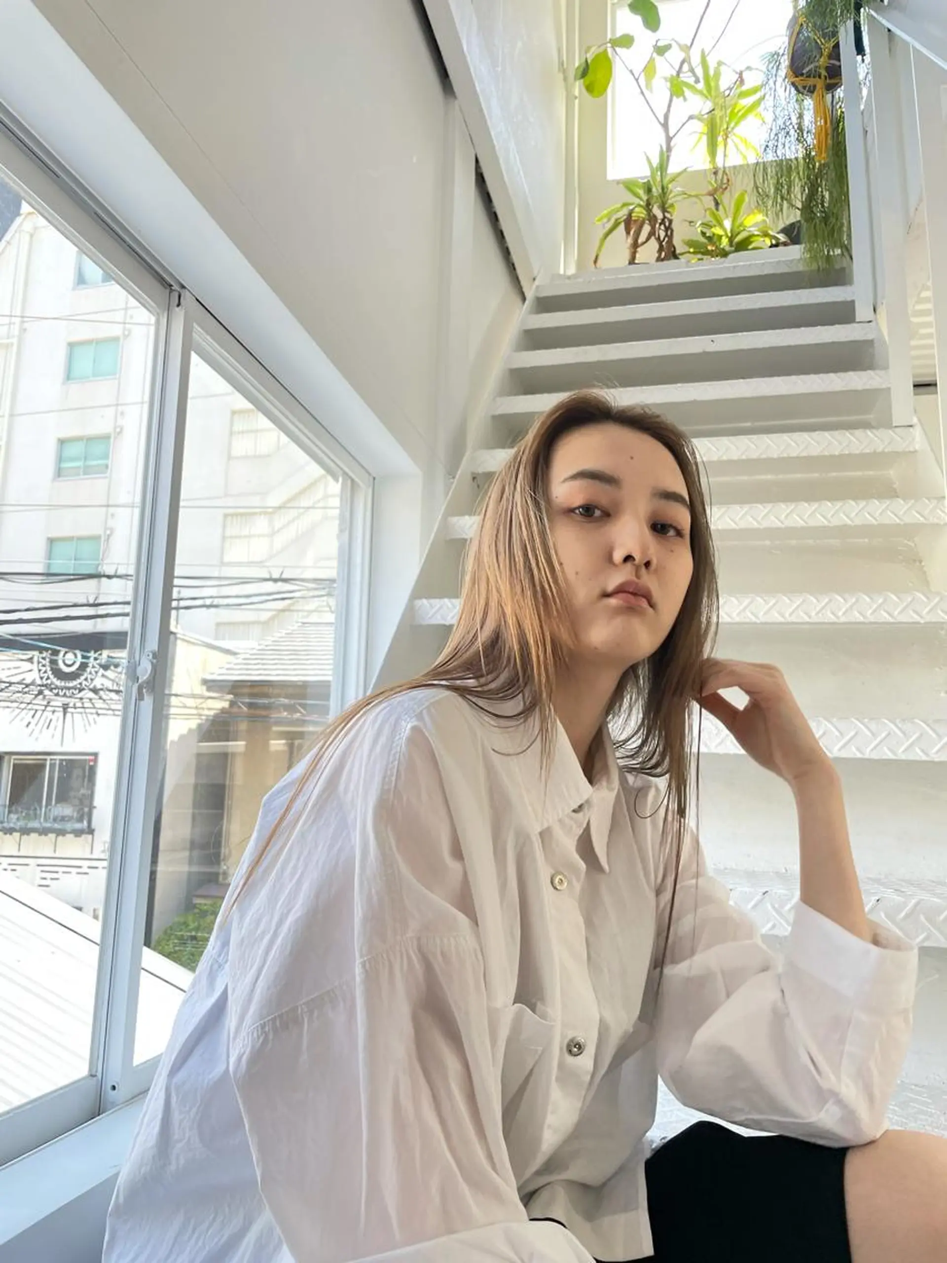 カラー ベージュカラー ハイトーンカラー ハイトーンベージュ カット 🔥ボブ／レイヤー／ shingoのヘアスタイル