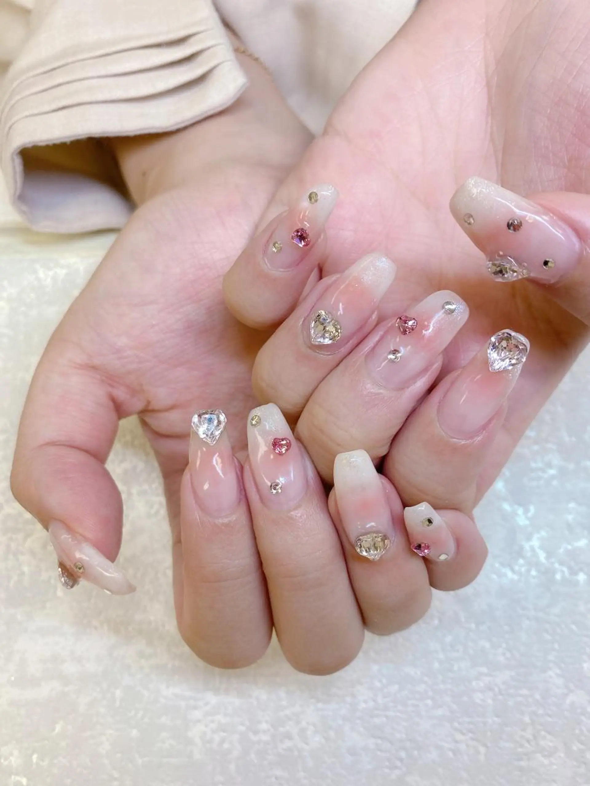 ミディアム ハンドネイル JNA認定講師🌸 RIEのネイルデザイン