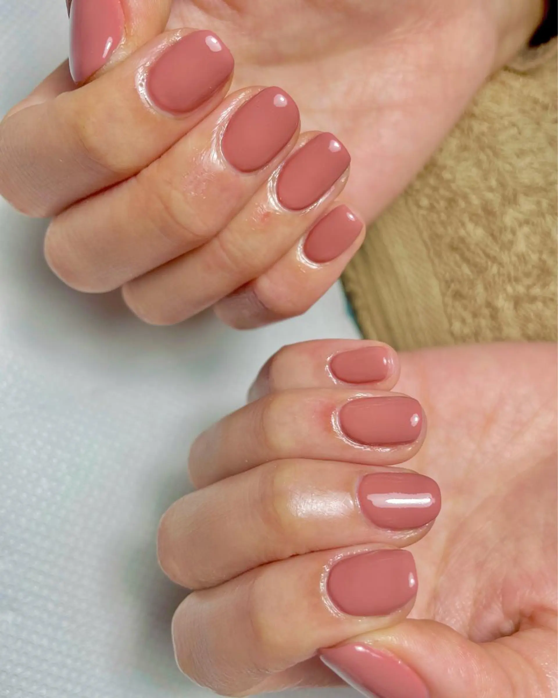 ネイル ワンカラーネイル 加瀬 アンジェリーのネイルデザイン