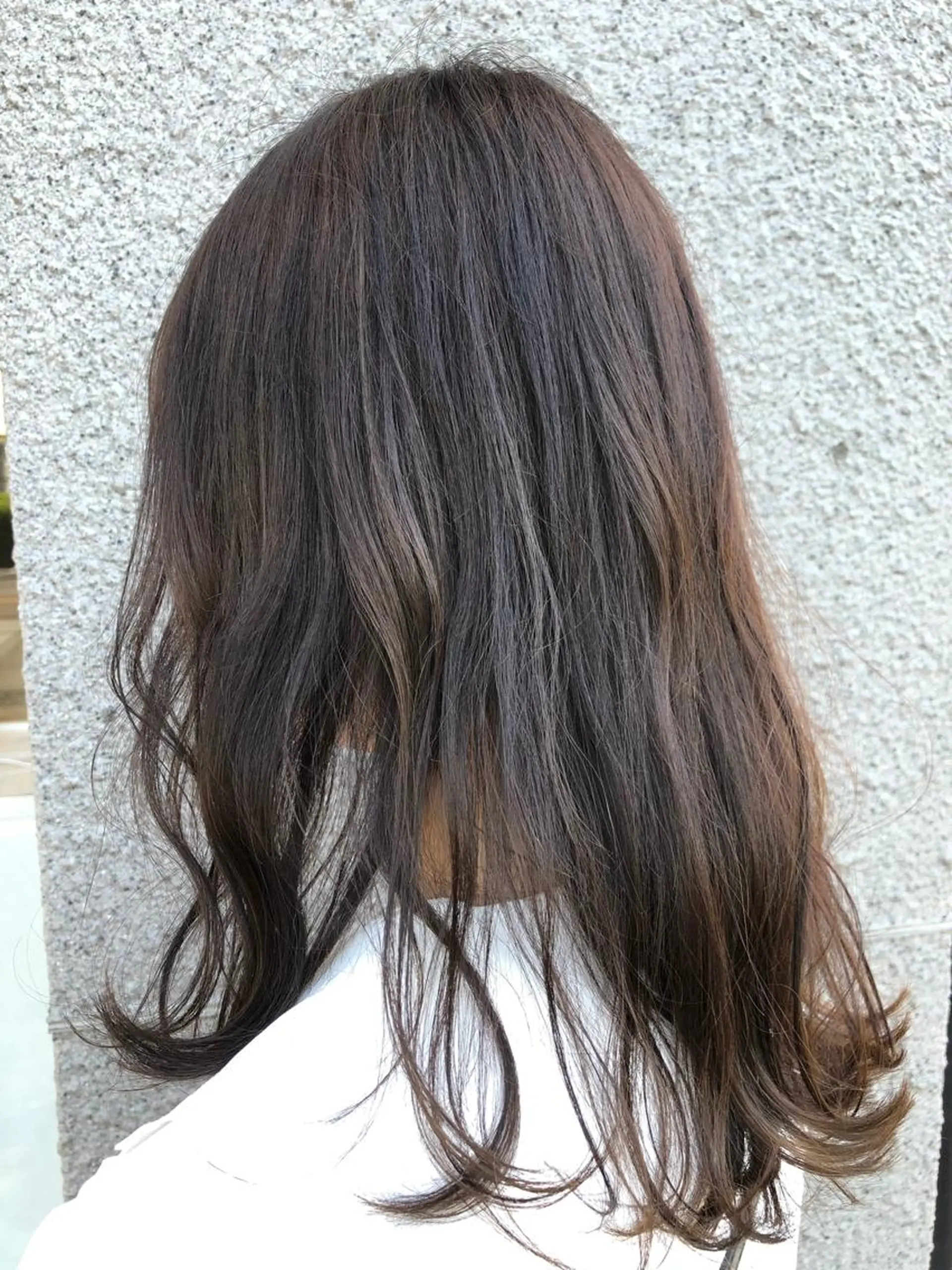 セミロング カラー 清水 彬允のヘアスタイル