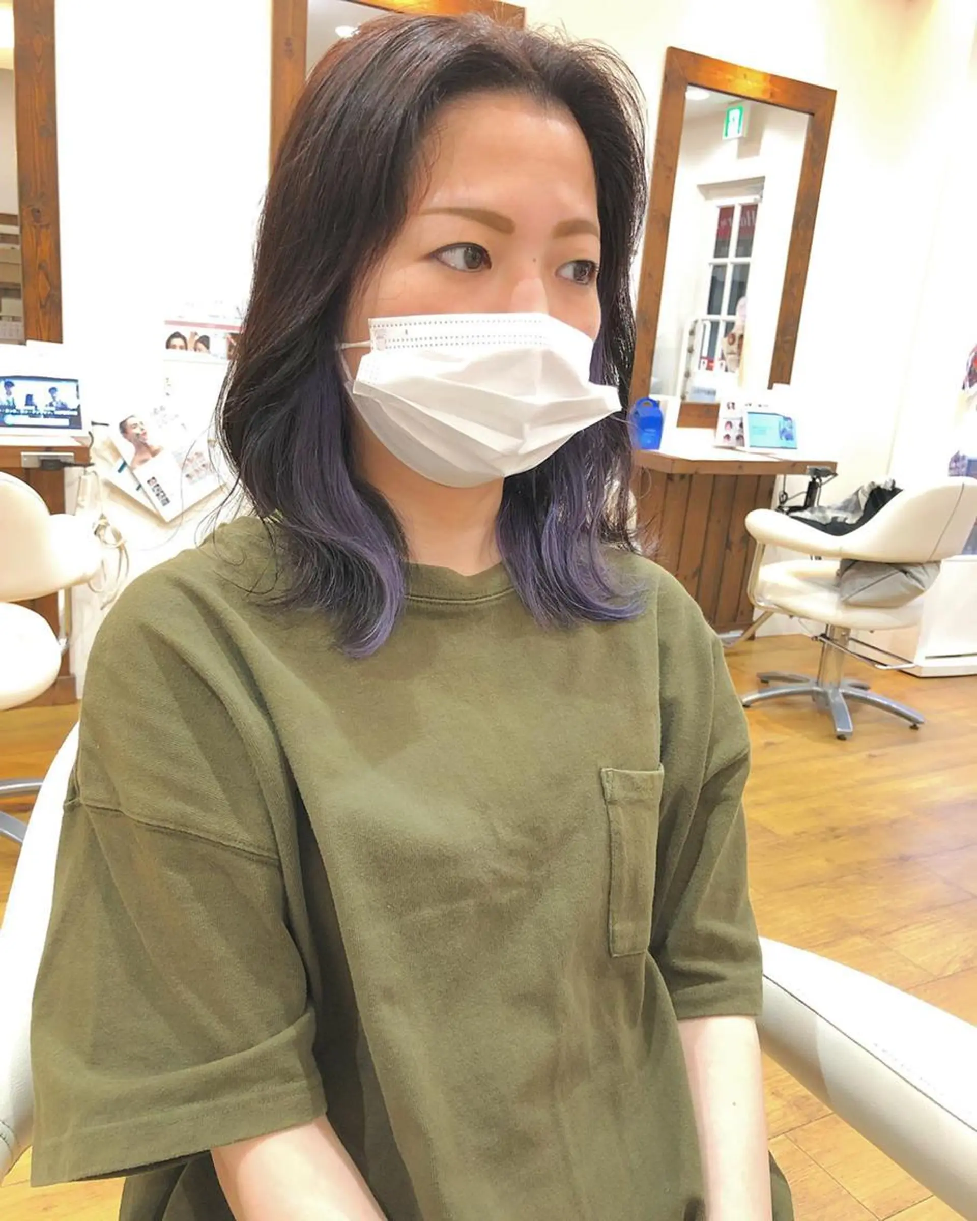 カラー アディクシーカラー アッシュ ブリーチ ダブルカラー グラデーションカラー 🌈ハイトーン/ ワタル🌈のヘアスタイル