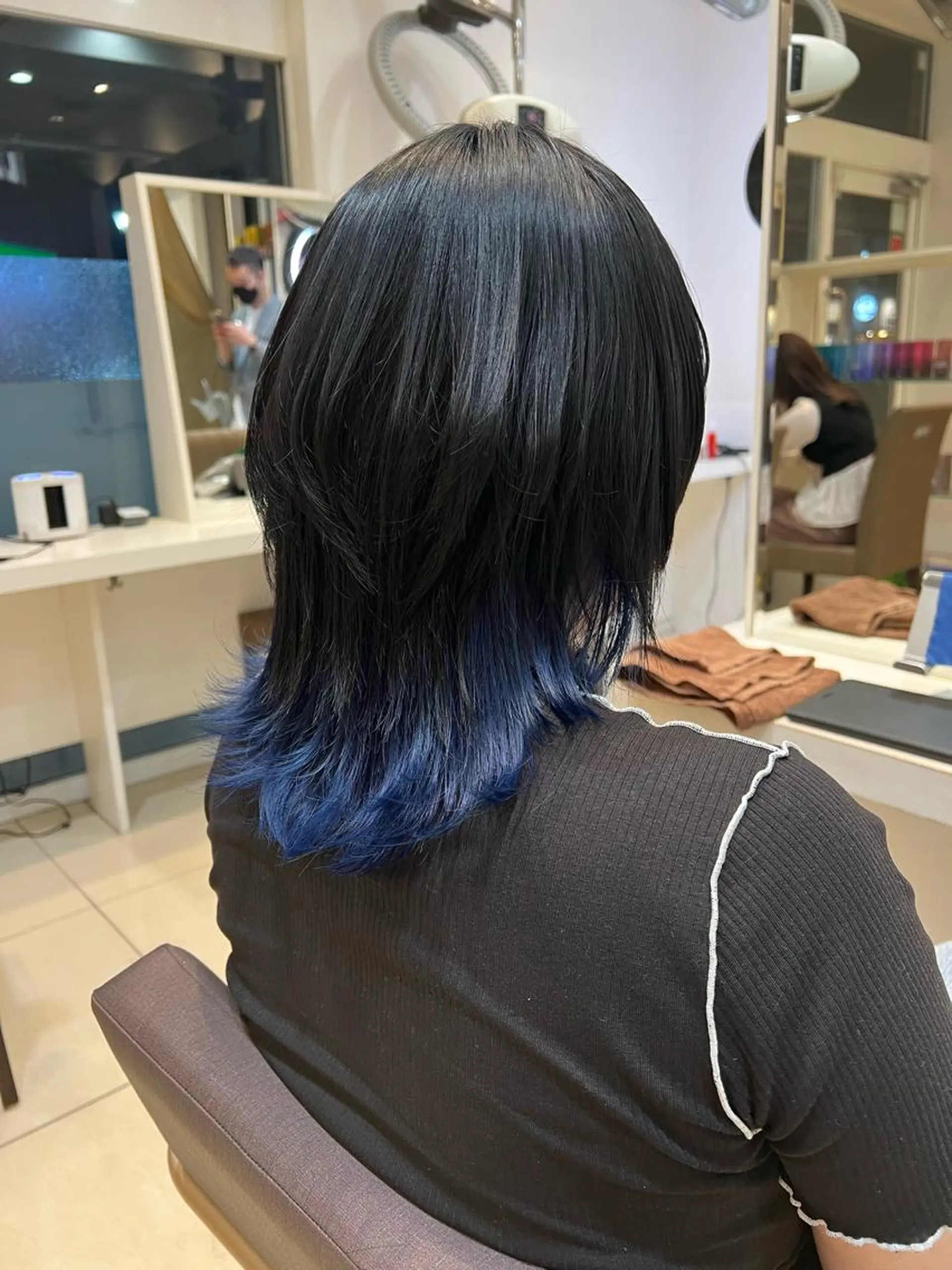 ミディアム カラー はだゆうき @hadadan08のヘアスタイル