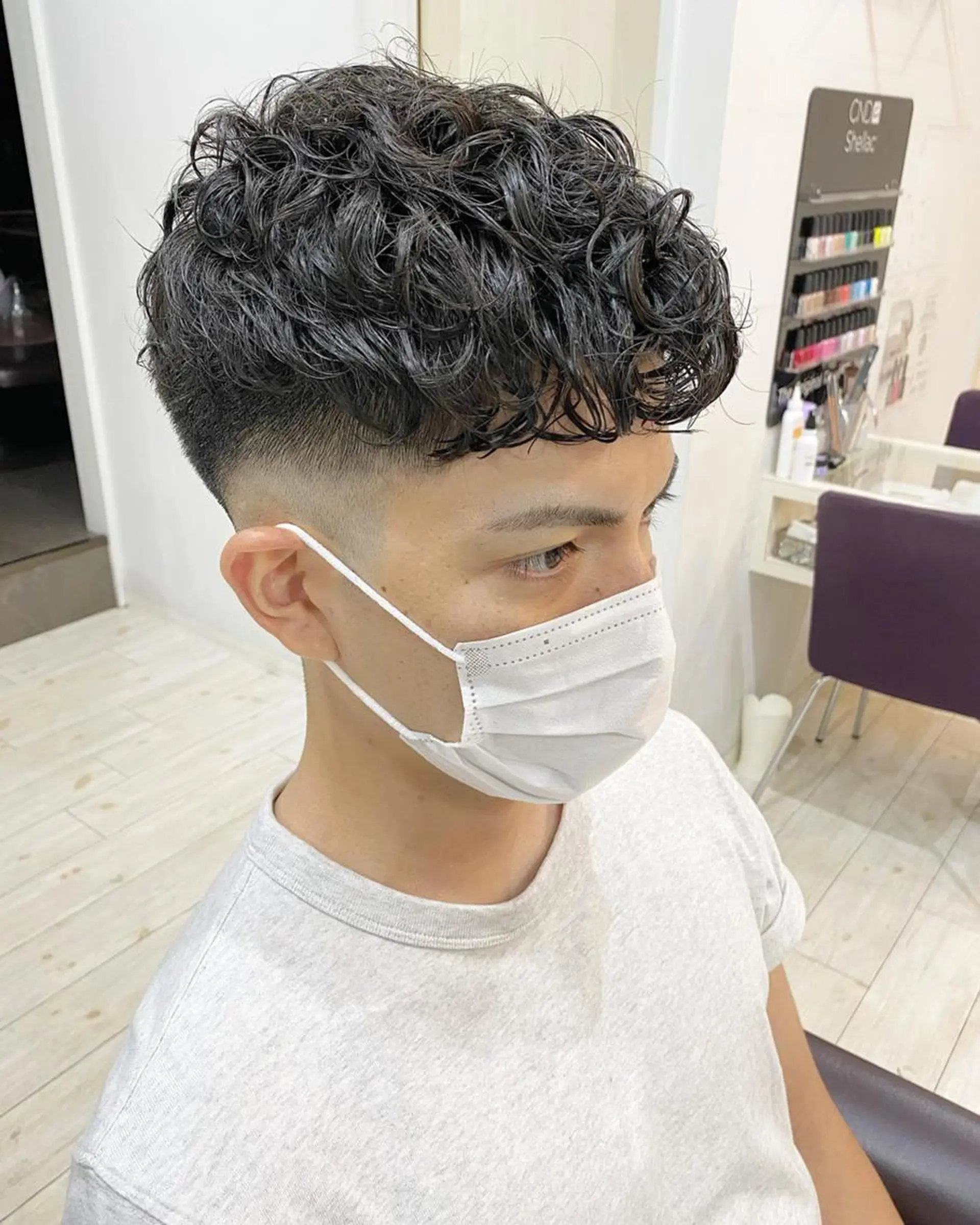 ショート カラー ショートボブ ボブ くびれヘア くせ毛 学生 favorite b Charmeのヘアスタイル