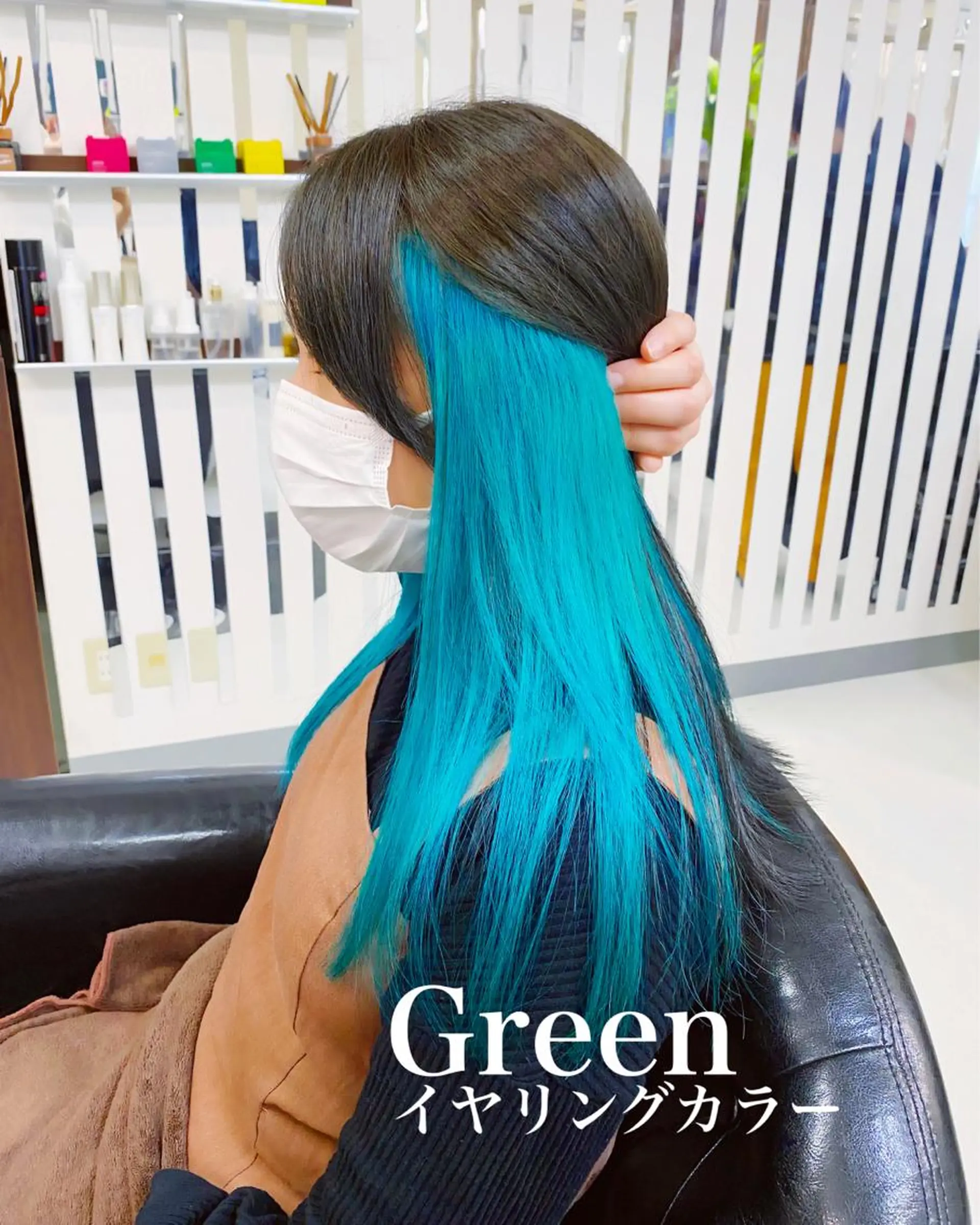 セミロング カラー イヤリングカラー YURI ✨のヘアスタイル